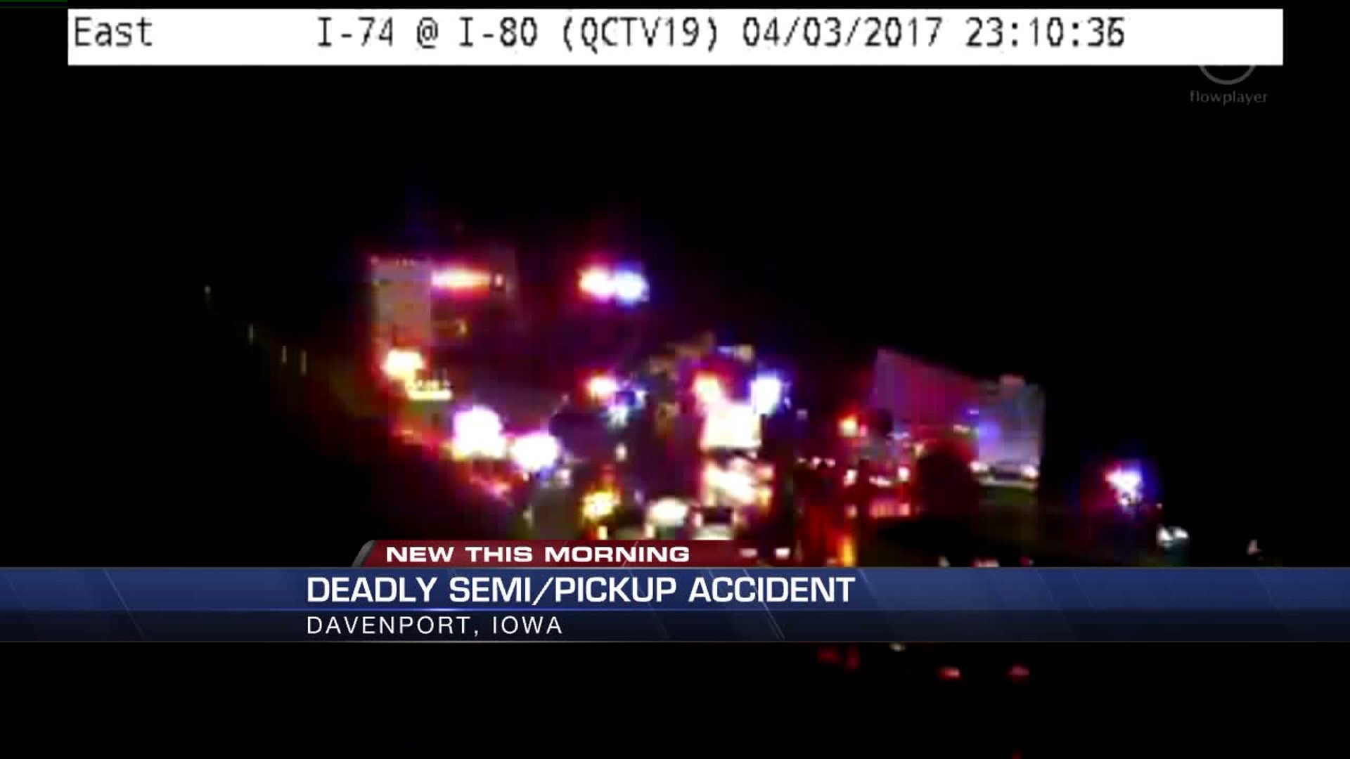 Pickup Truck Driver Dies in Accident on I-80 Overnight