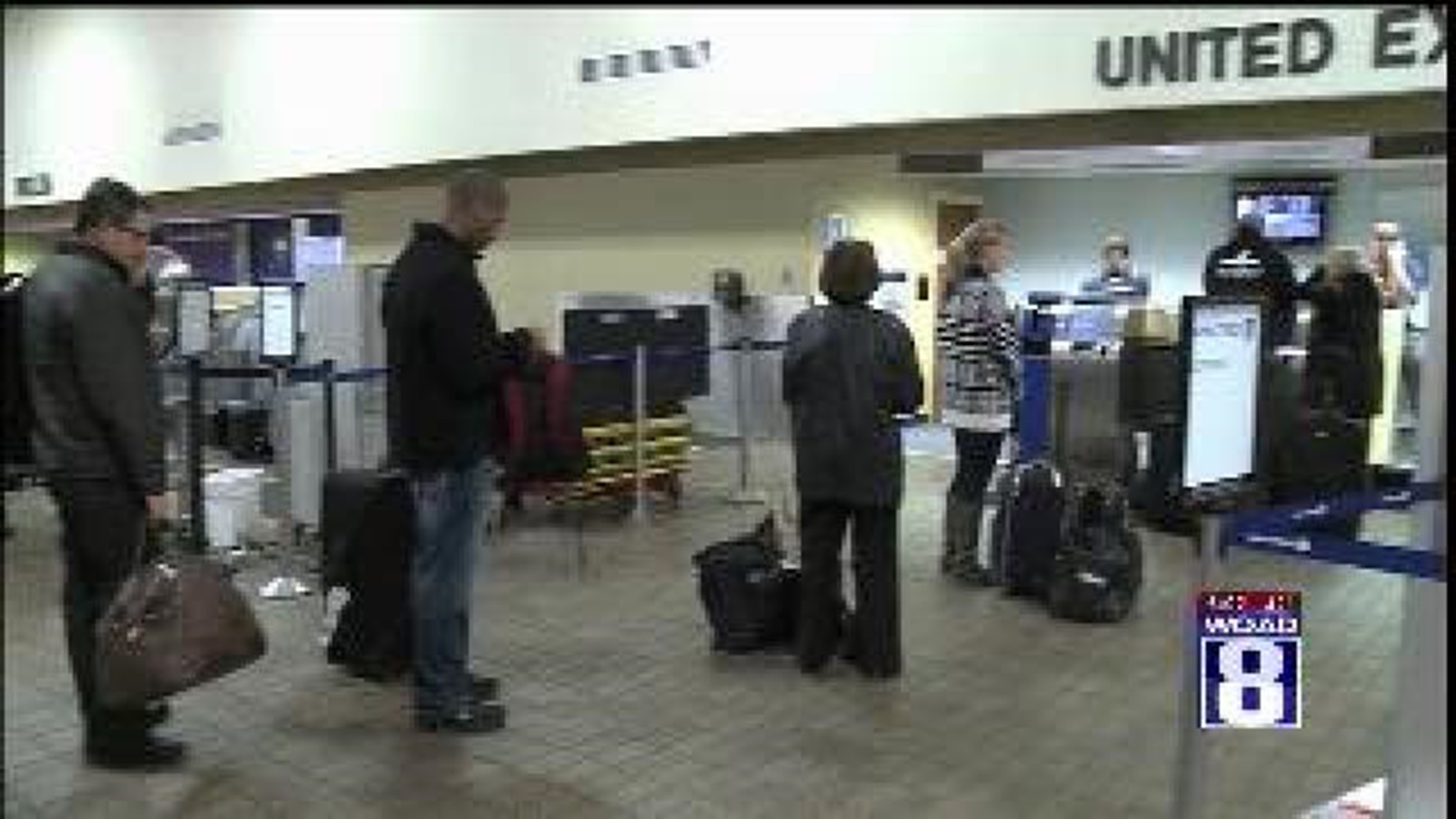 Holiday travelers socked in by fog