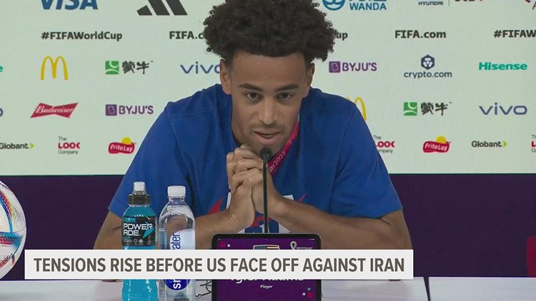 Tensions build as USA and Iran prepare for World Cup match