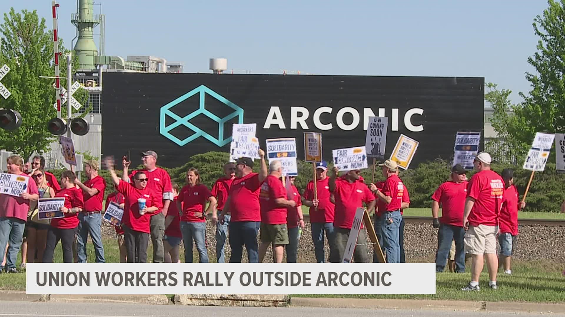 Not long after Local 105 members marched to Arconic with signs and chants, union leaders confirmed a deal had been made. It must now go through a voting process.