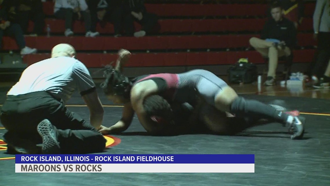 QC High School Wrestling: Moline soars over Rock Island in conference opener