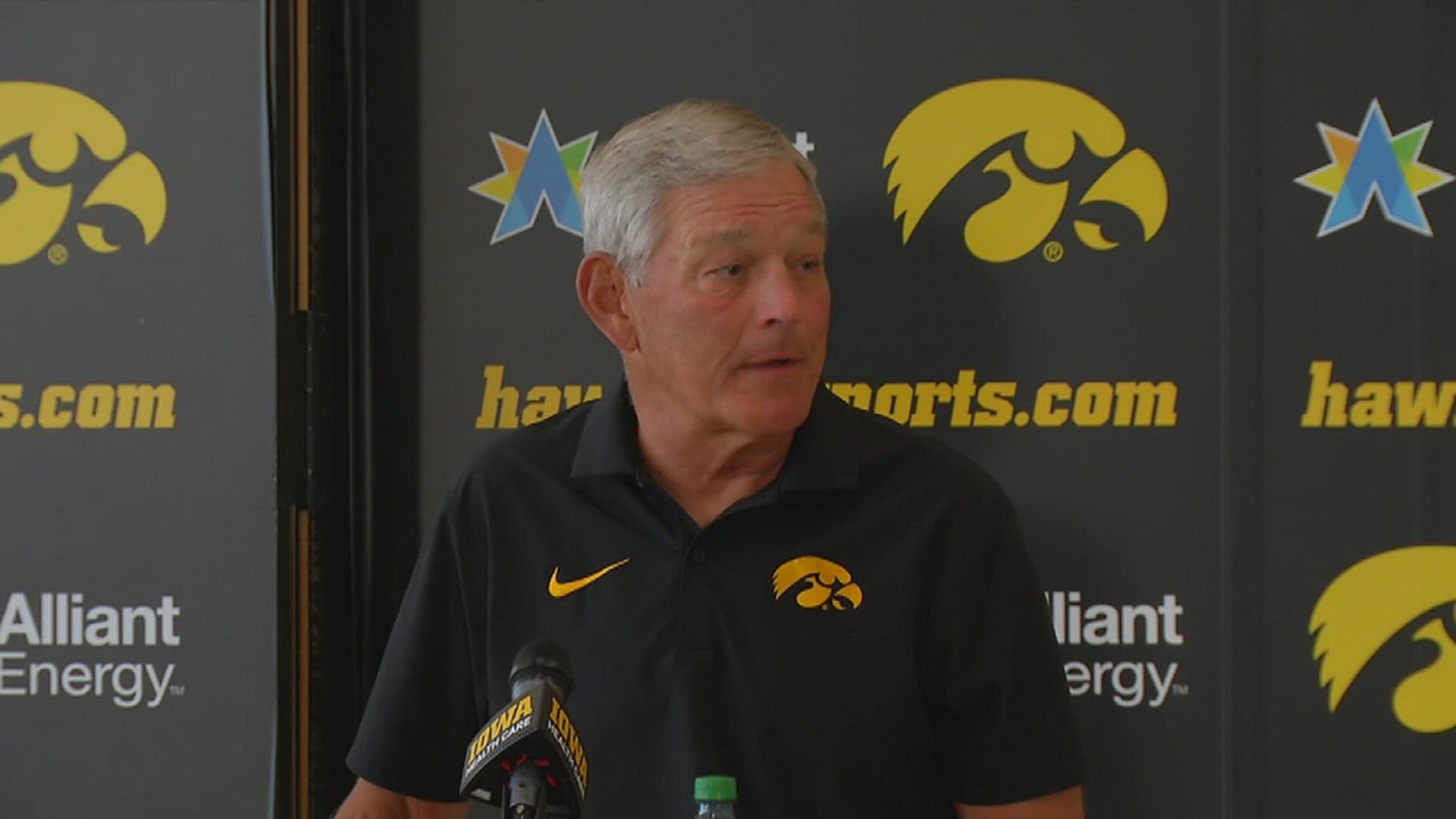 Currently, the suspension is self-imposed by the University of Iowa Athletics.