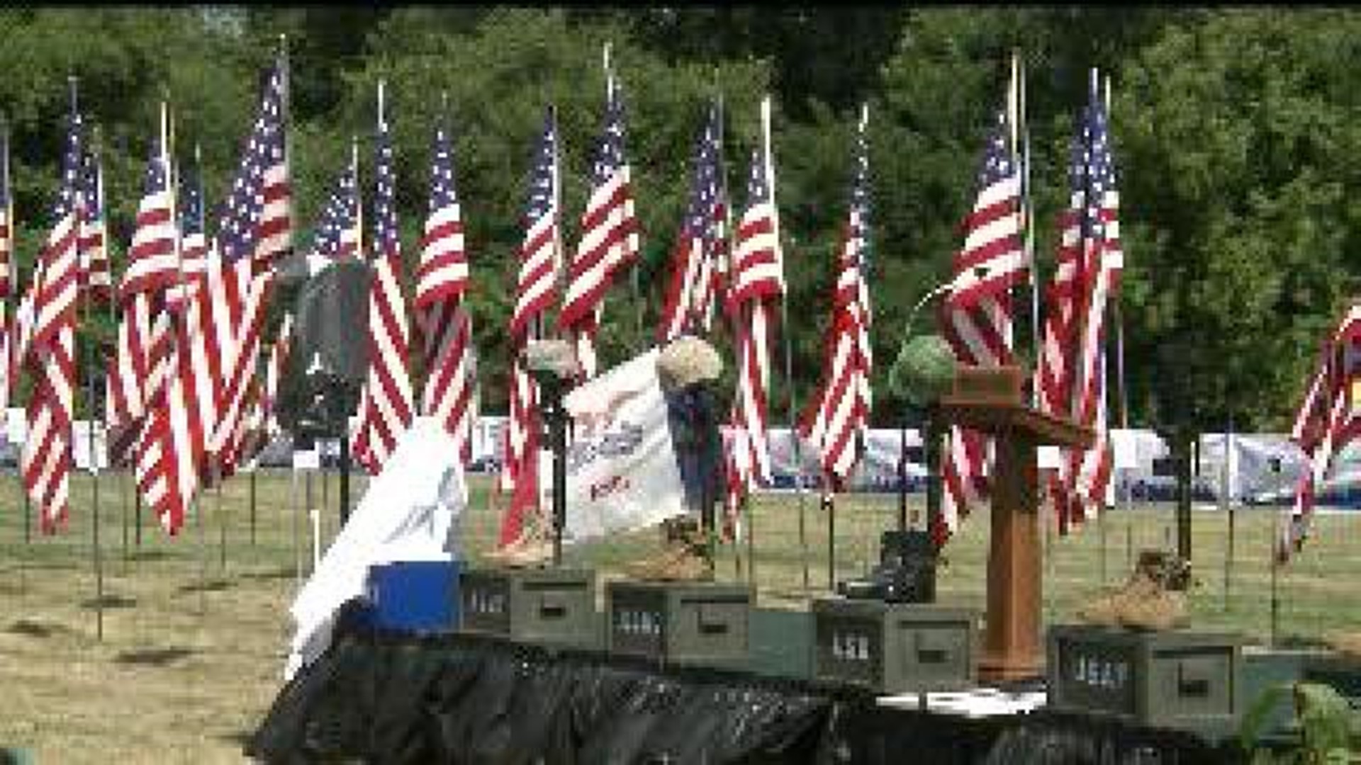 Traveling memorial pays tribute to fallen Americans