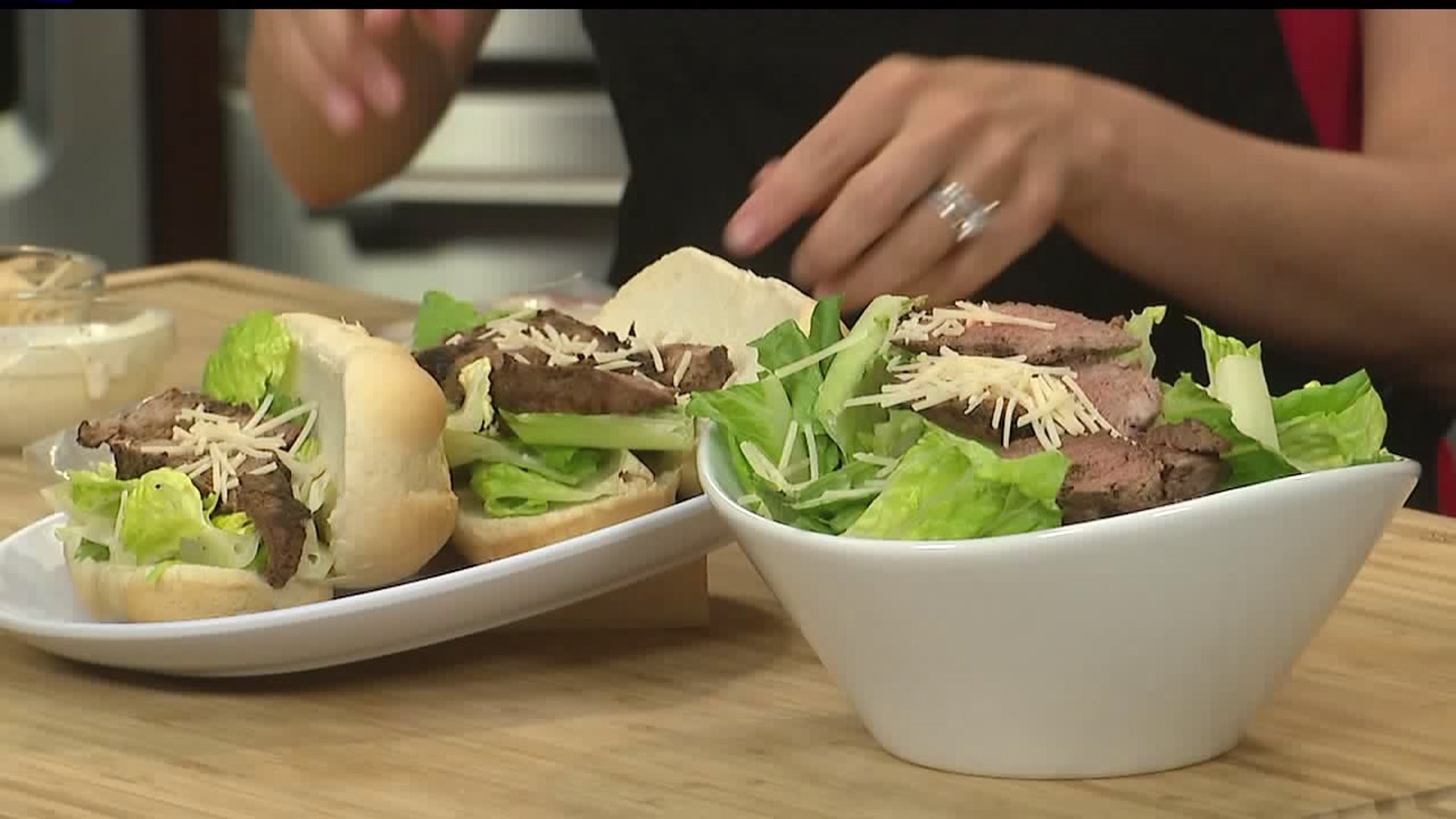 Fareway: Chicken Caesar Salad Steak Sandwich