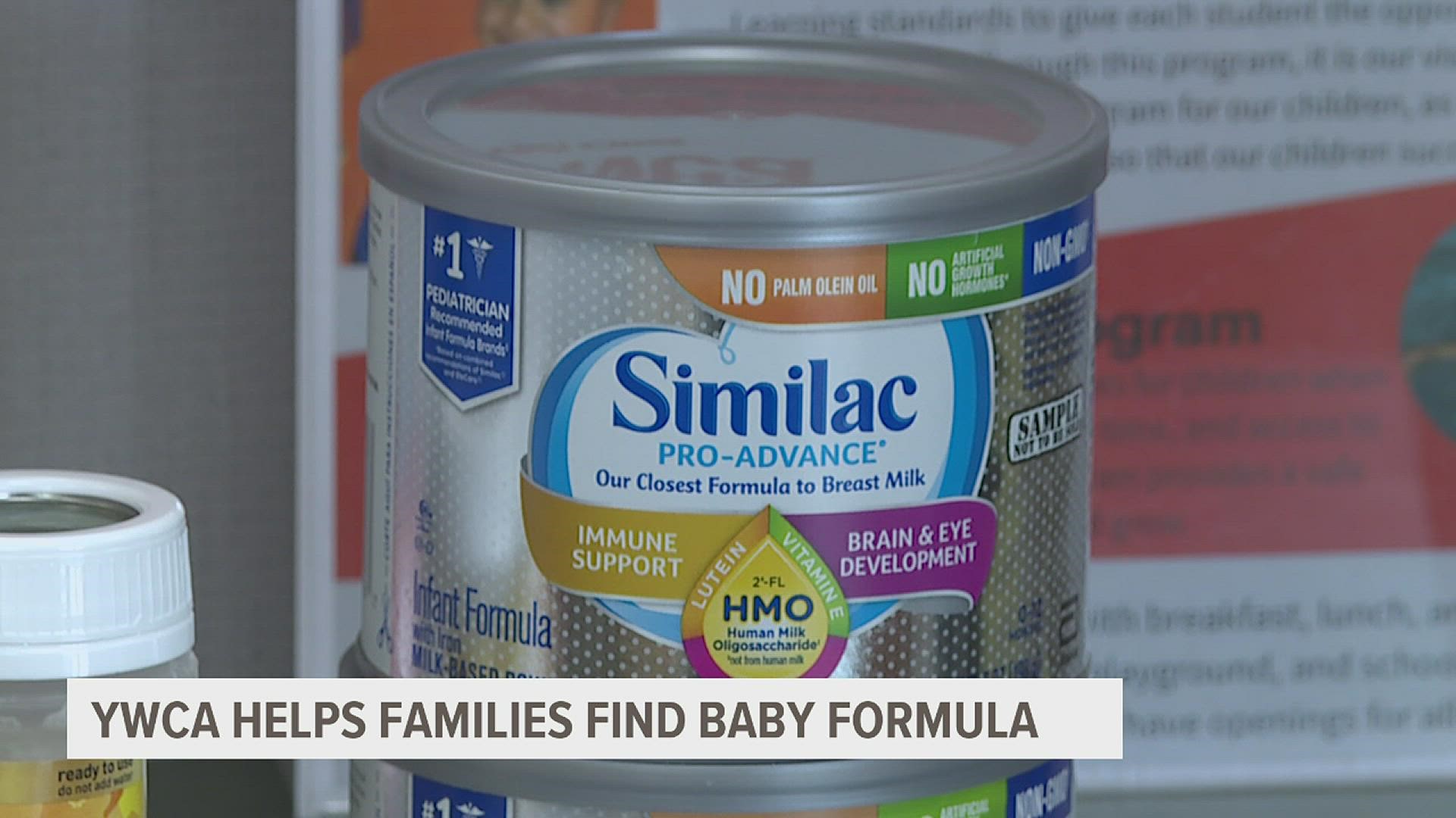 As of Tuesday afternoon, the YWCA still had a few cans of baby formula available for families at the Iowa Empowerment Center in Davenport.