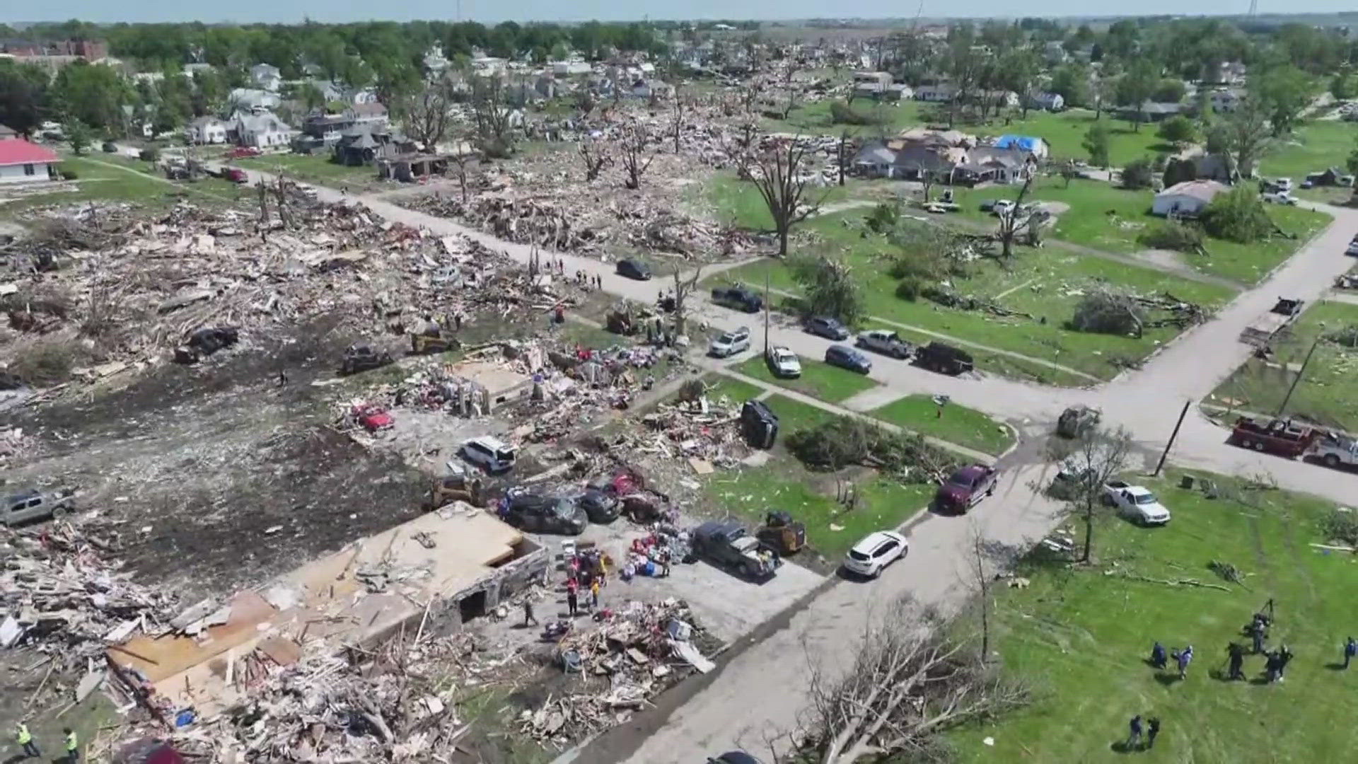 The administrator of FEMA will be in Greenfield, Iowa, surveying damage from a tornado. The tornado also caused severe damage to a nearby 94-year-old family farm.
