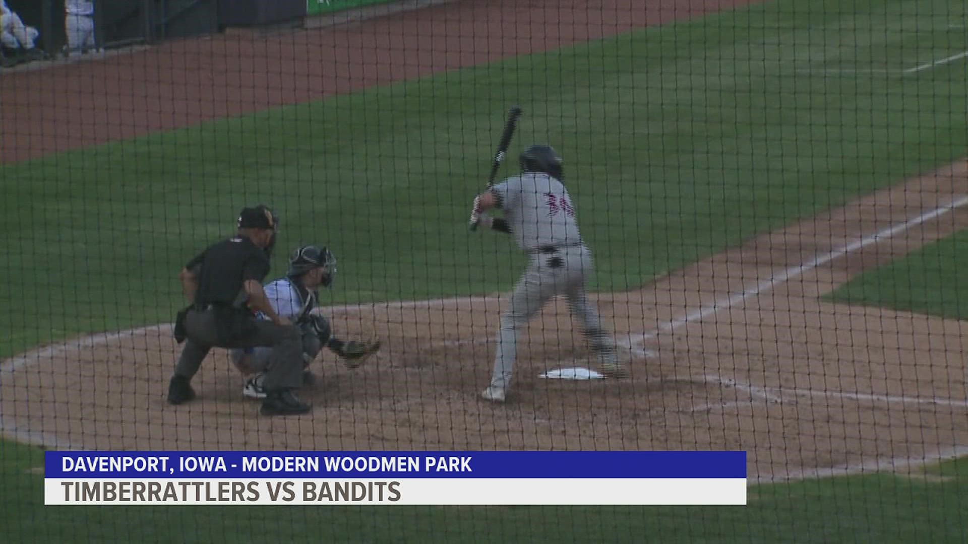 The Bandits lost their fourth-straight game Wednesday night at Modern Woodmen.