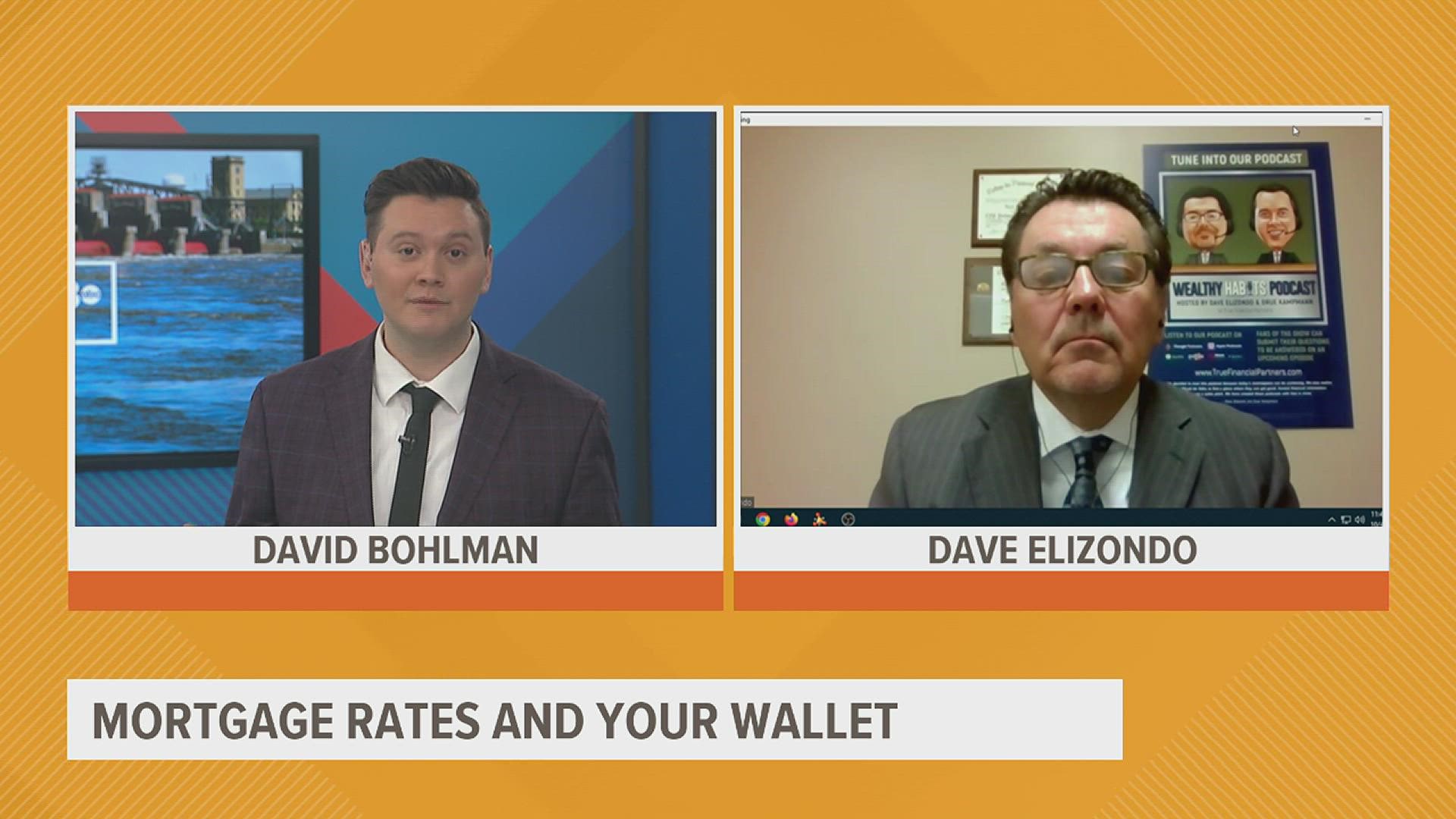 WQAD's David Bohlman speaks with Dave Elizondo from True Financial Partners in Bettendorf about mortgage rates and home affordability in the Quad Cities.