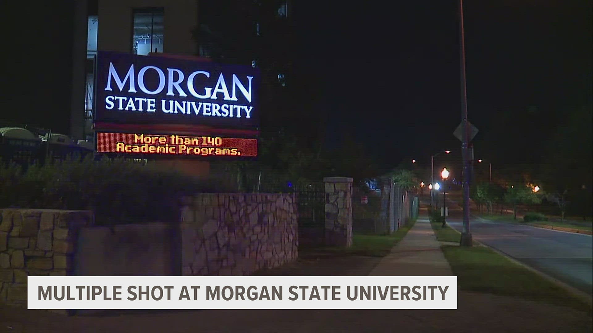 Students at Morgan State University are sheltering in place after five students were shot. A suspect hasn't been found, and the school has cancelled classes.