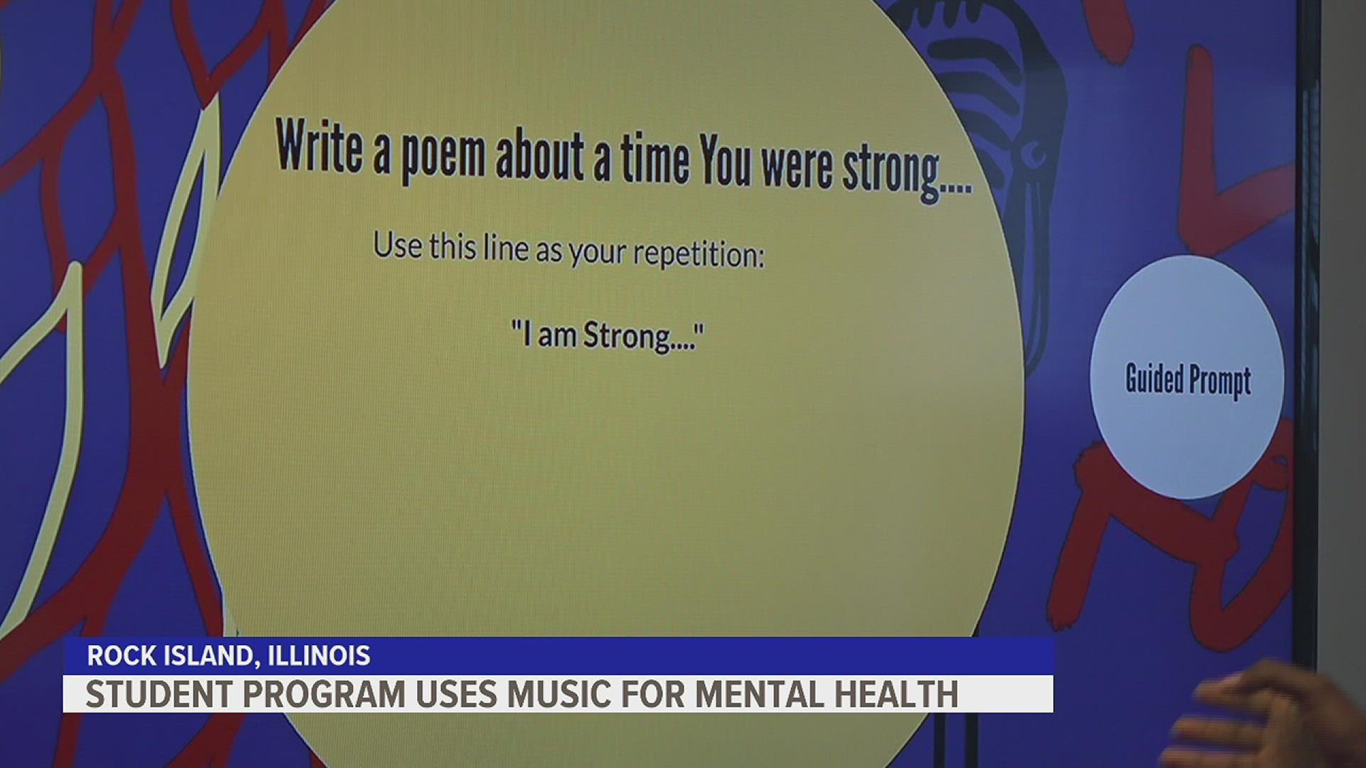 The Young Lions Roar program is the first of its kind in Rock Island, helping kids with their mental health through poetry, rap and other music.