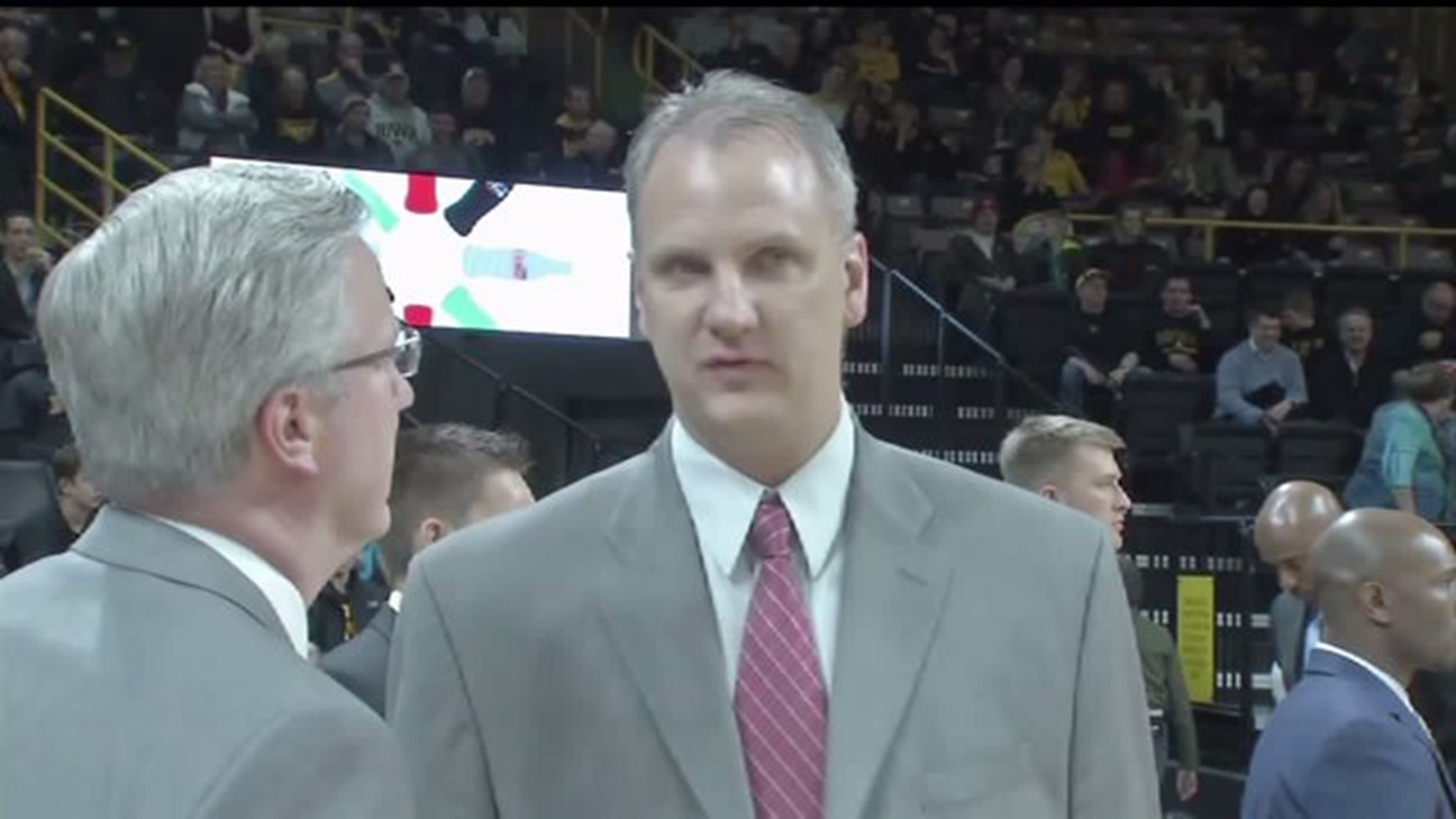Postgame tension but Brian Jones still happy to be back in Iowa with North Dakota