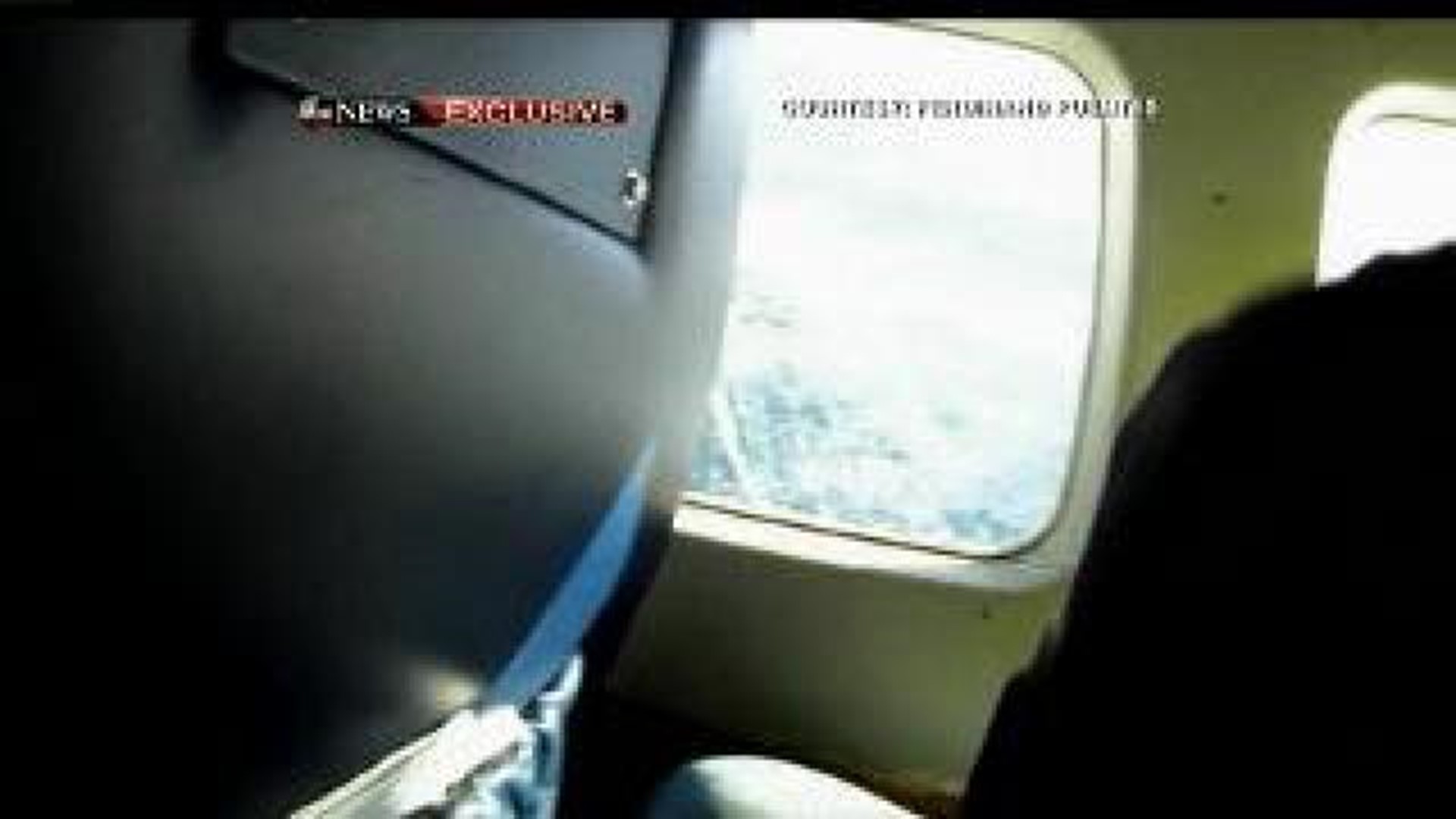 Footage captured as plane goes down
