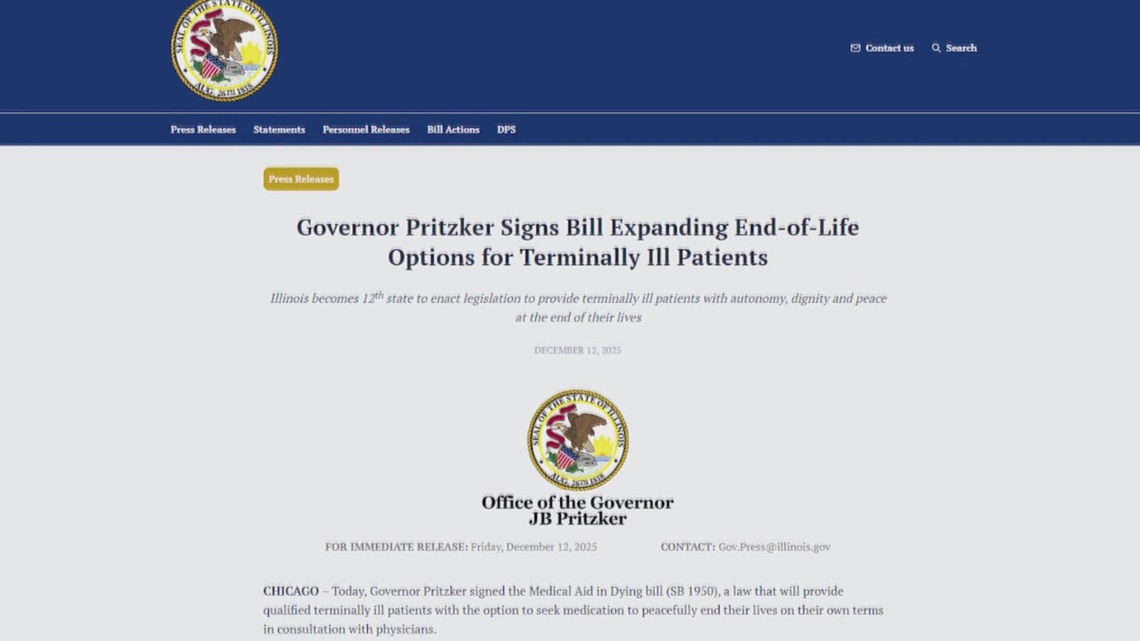 Advocates, opponents speak on Illinois' new 'medical aid in dying' law
