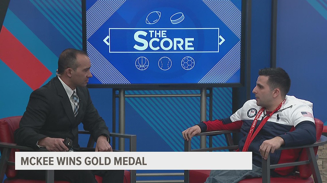Kevin McKee talks about winning his this Gold Medal in Sled Hockey