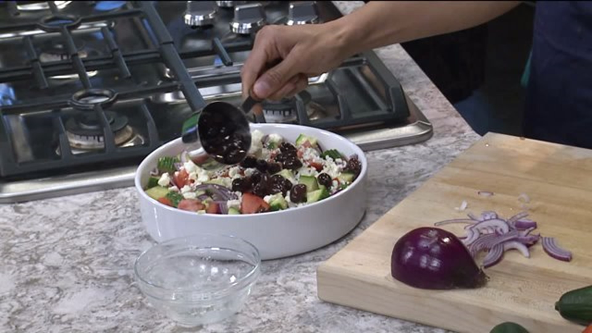 Greek Style Veggie Salad