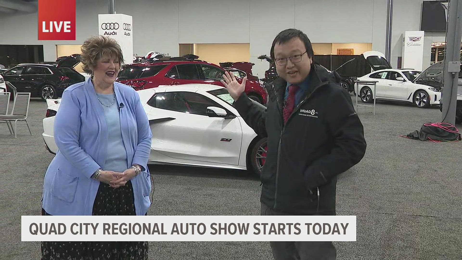The sleek sports cars at the 2023 Quad Cities Regional Auto Show