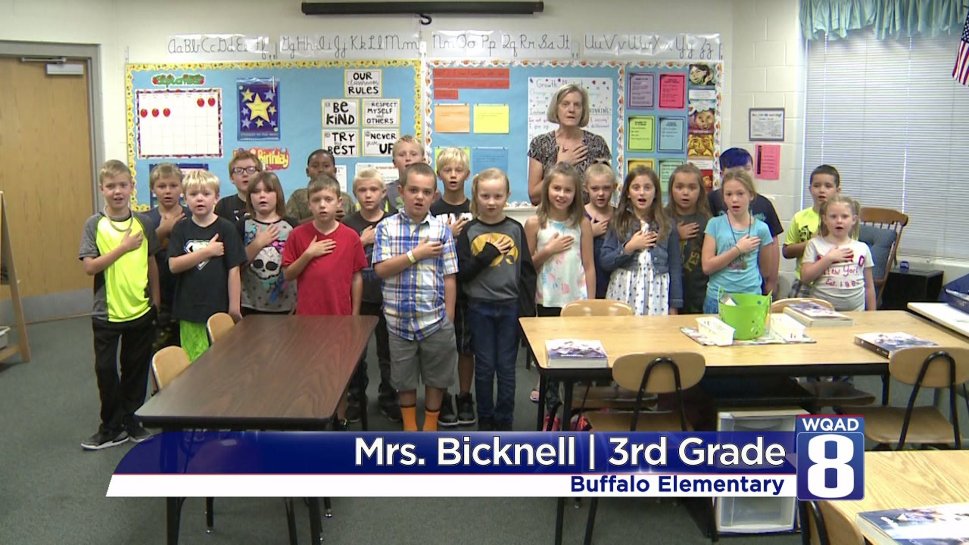 Pledge from Mrs Bicknell`s 3rd grade class