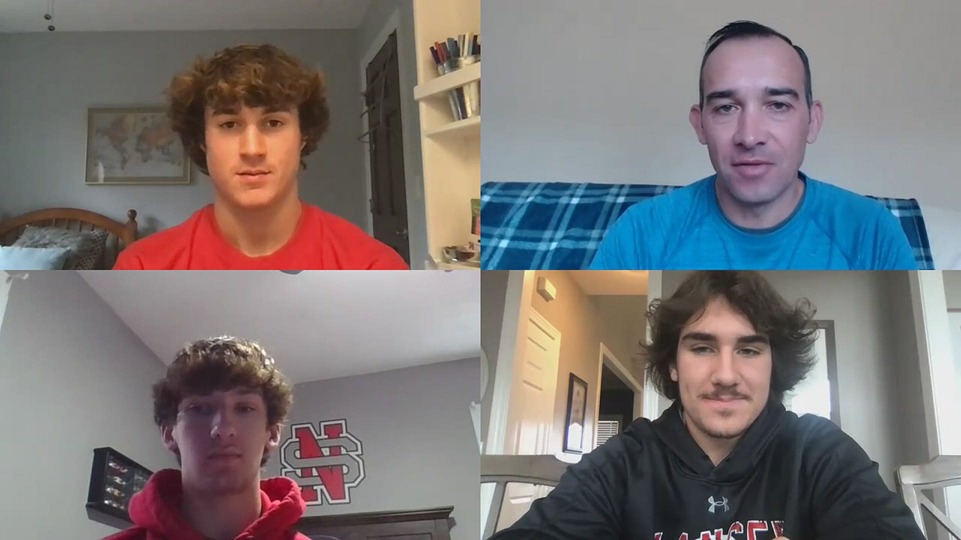 North Scott Football Players talk about their semifinal win over Cedar Rapids Xavier.  They also look forward to the Championship game next week.