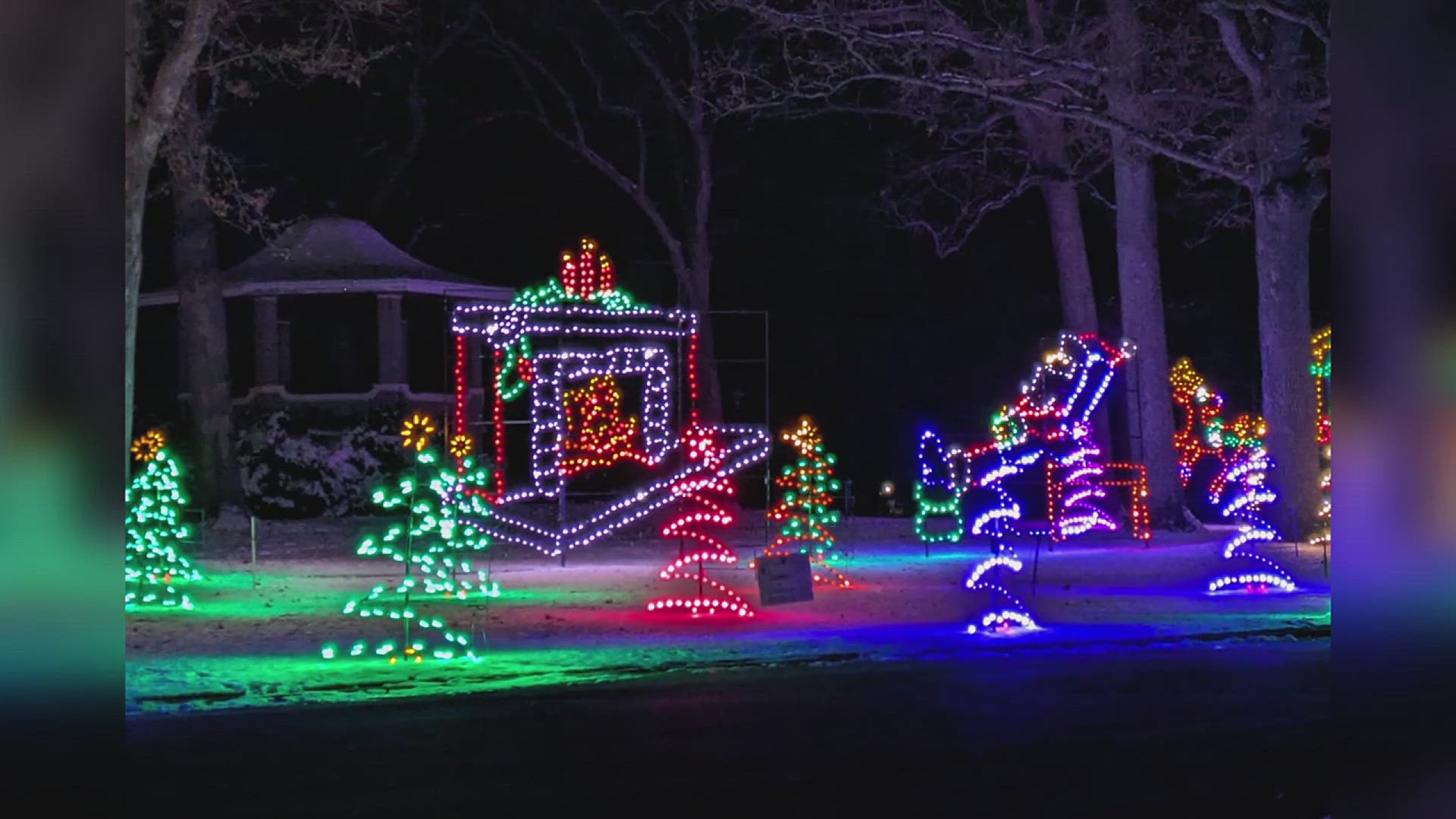 Weed Park will be decorated with more than 40 professional light displays.