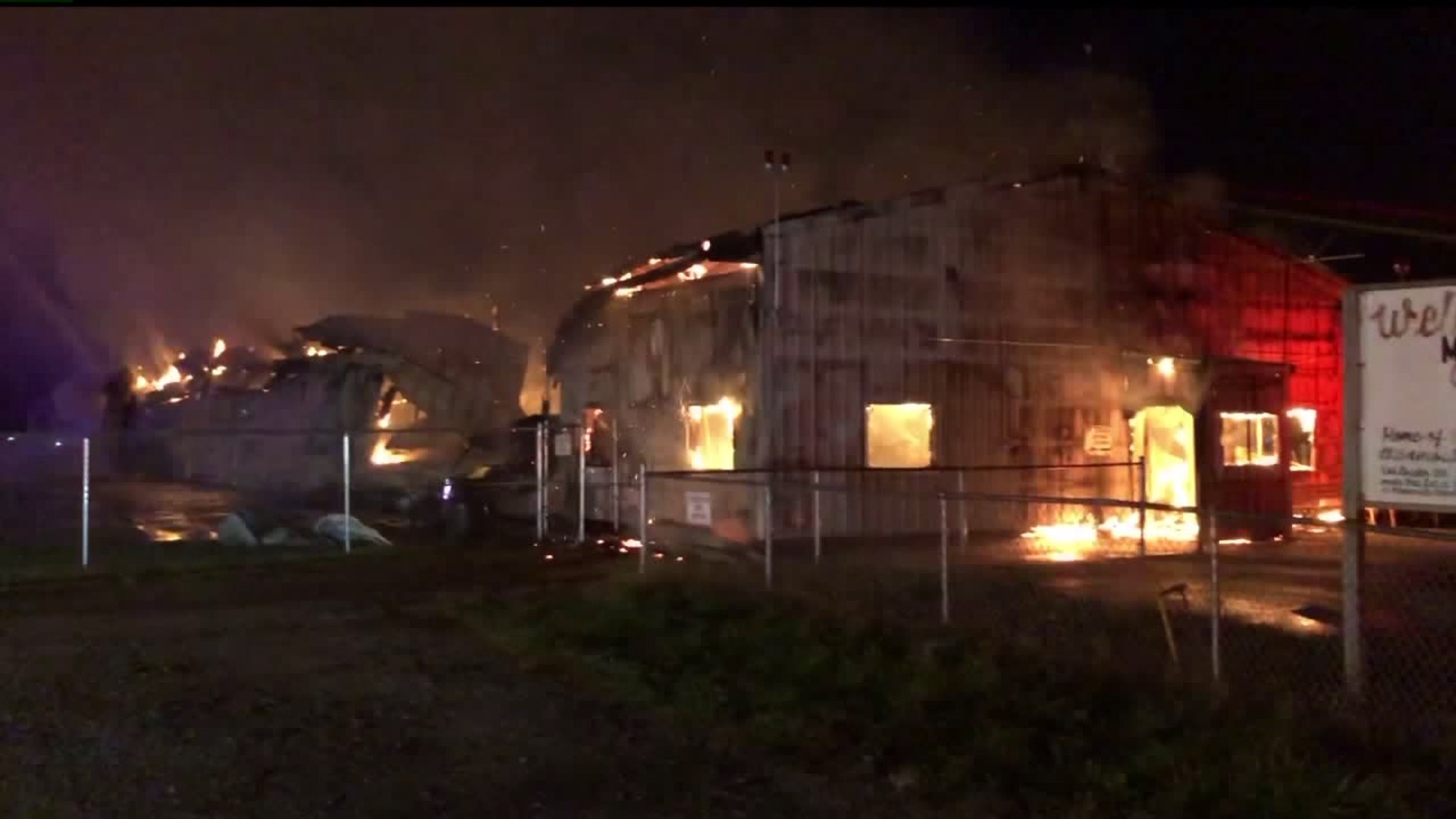 Fire engulfs Monmouth airport, 8 planes destroyed