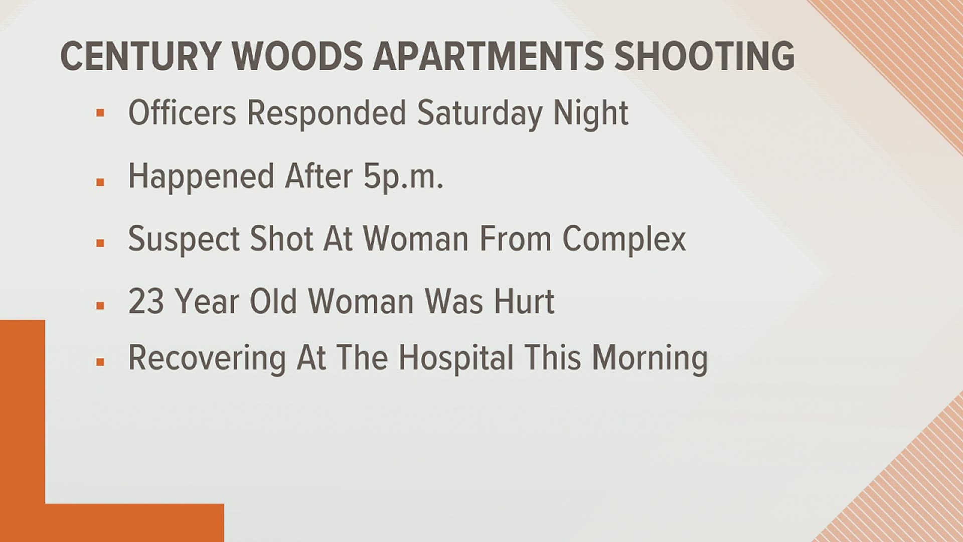 Rock Island Police say it happened just after 5 p.m. at the Century Woods Apartments.