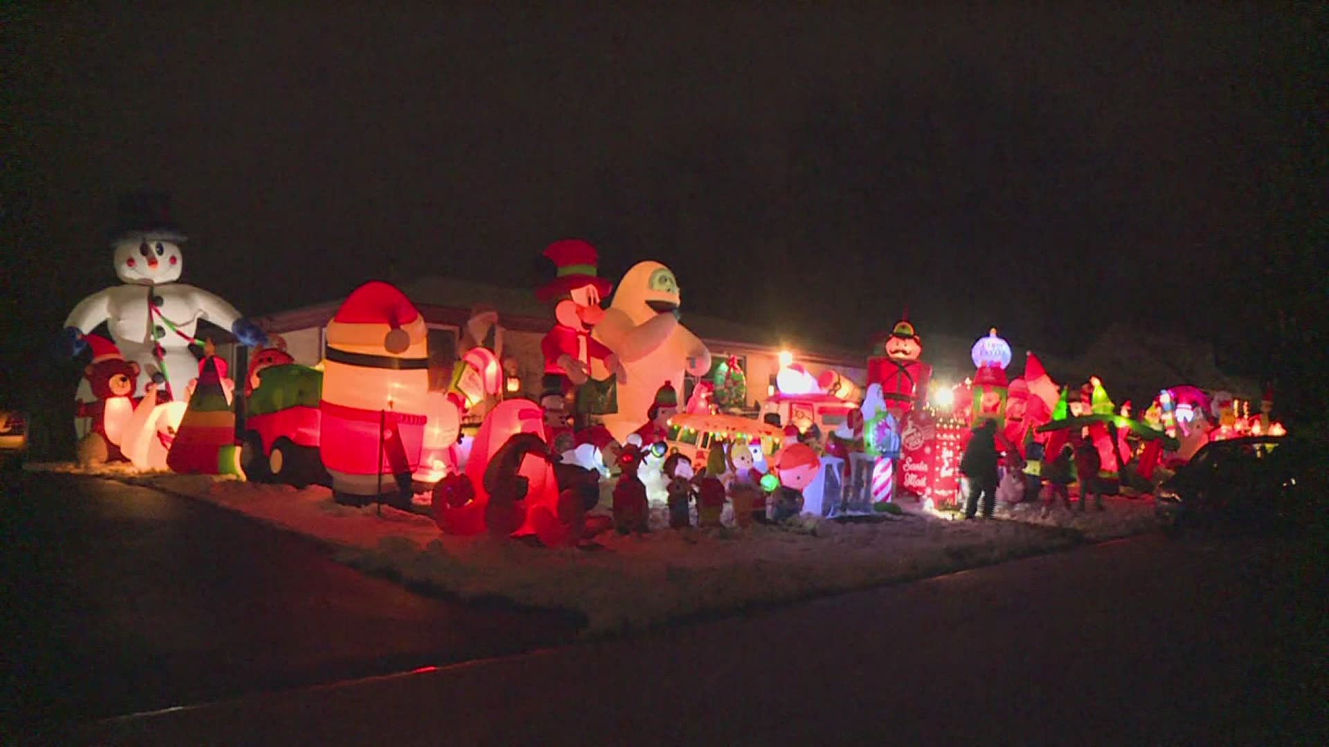 One Coal Valley family went all out with their holiday decorations... and it's all for a great cause.