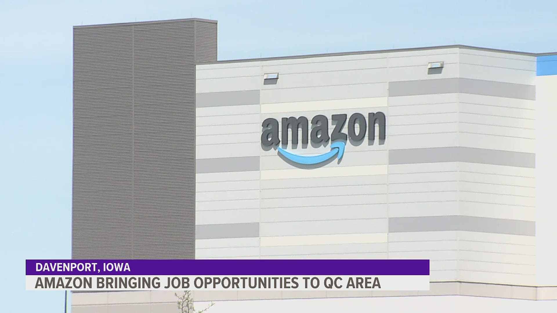 The company plans on opening its Davenport fulfillment center in August.