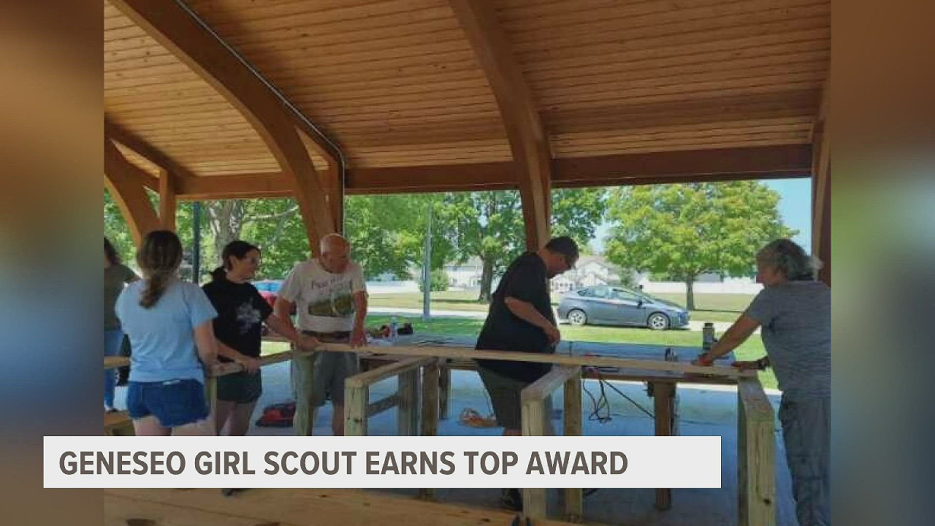 Megan Plumley was awarded the highest honor a Girl Scout can earn for the environmental work changing her community.