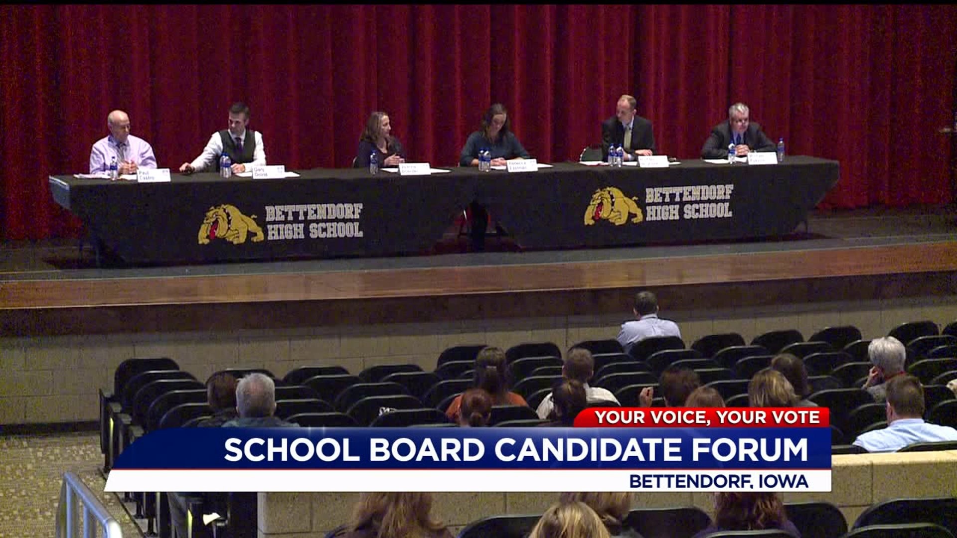 Bettendorf School Board candidates take part in forum Monday night