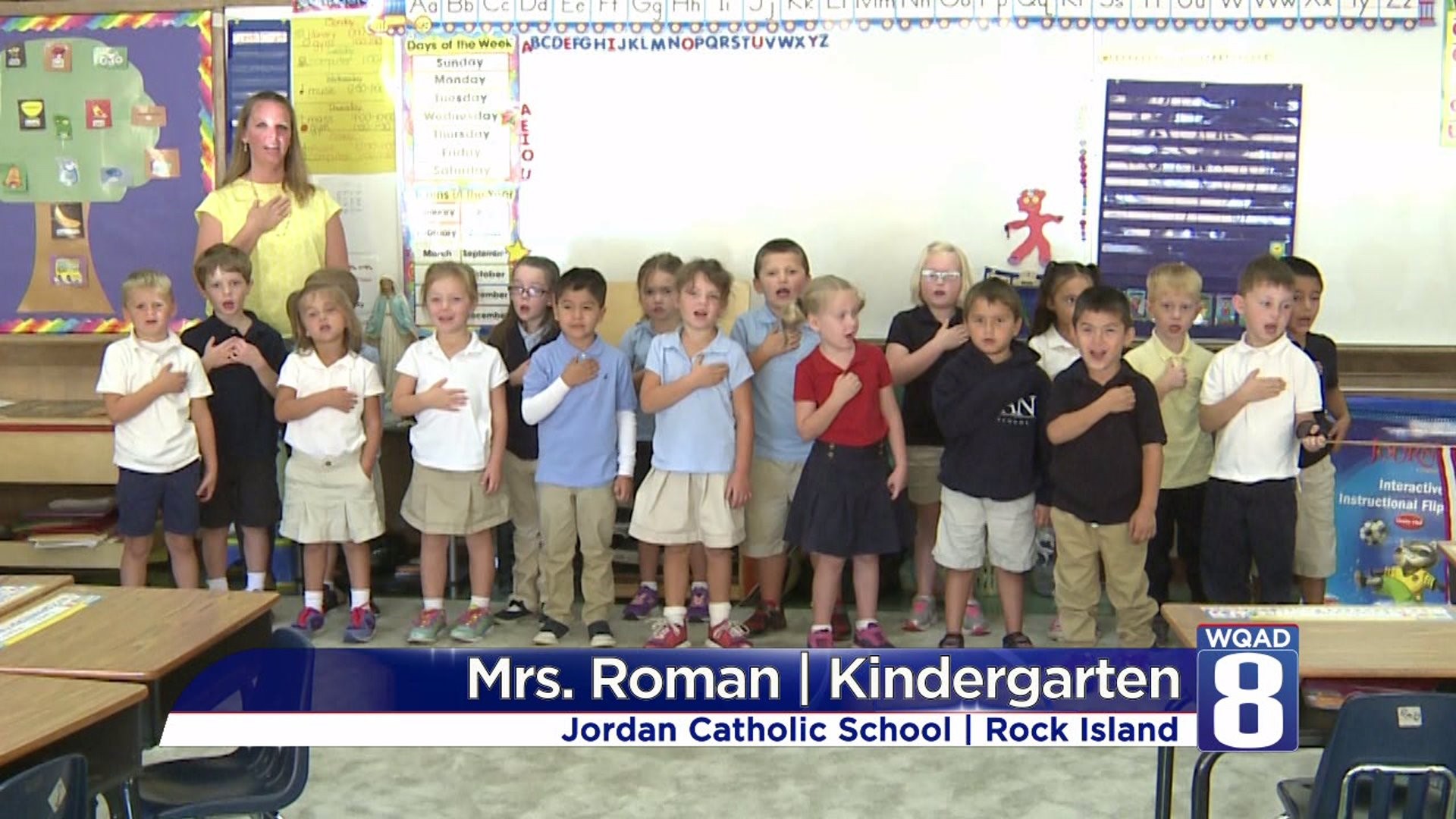 Jordan Mrs Roman Kindergarten pledge
