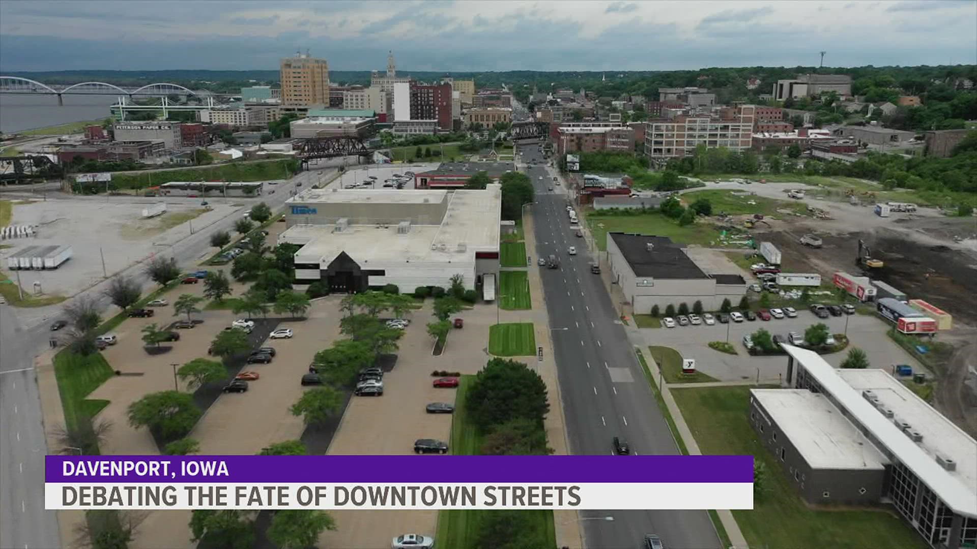 The City of Davenport on Saturday, April 2 held its final public input session on the conversion of 3rd and 4th streets from one-way to two-way traffic.