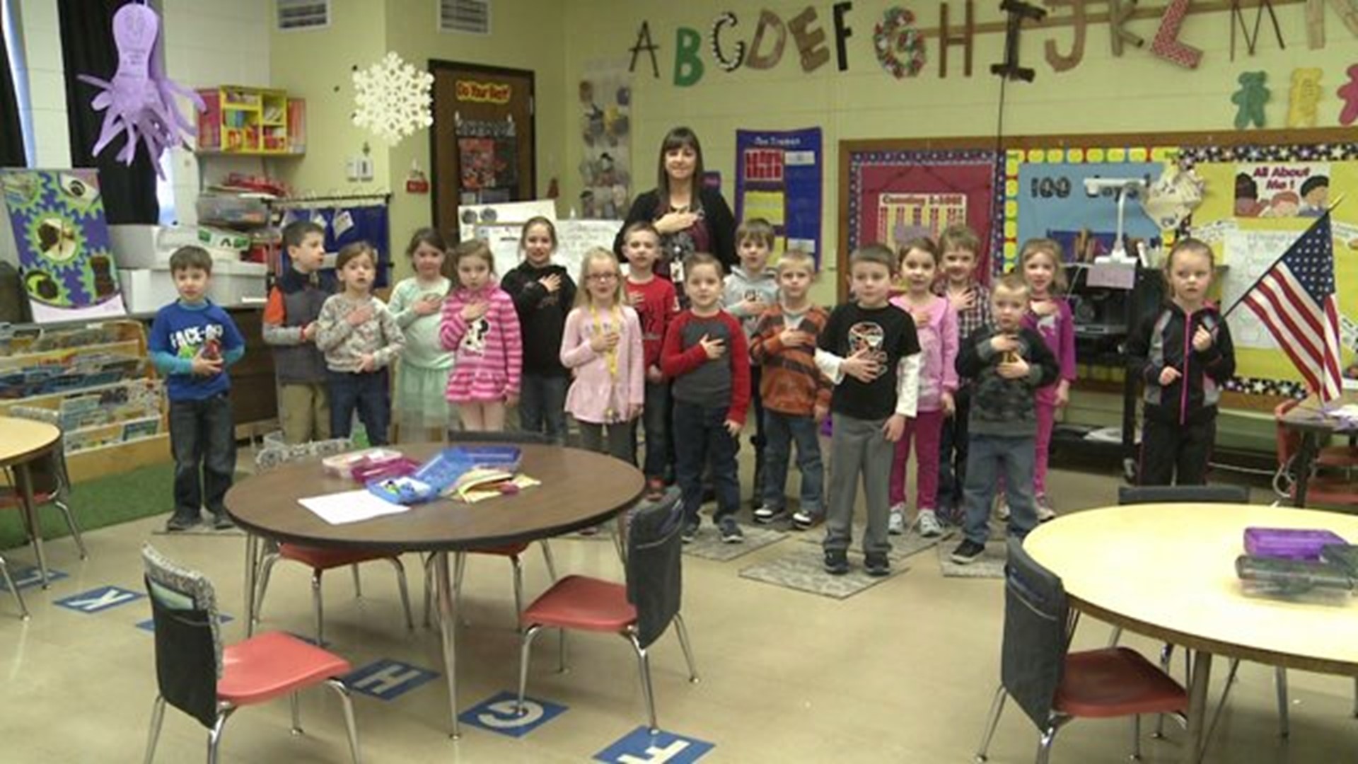 The Pledge from Mrs. McDonough`s class at Cambridge Elementary