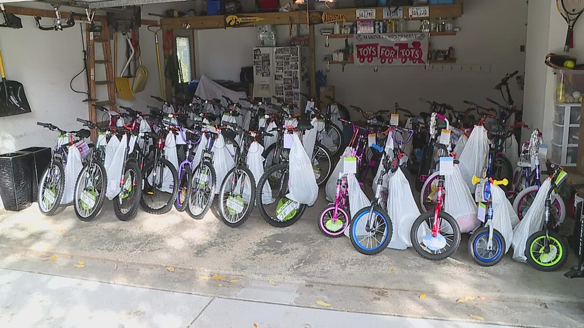 Pay It Forward: Quad City group donates bikes to Toys for Tots