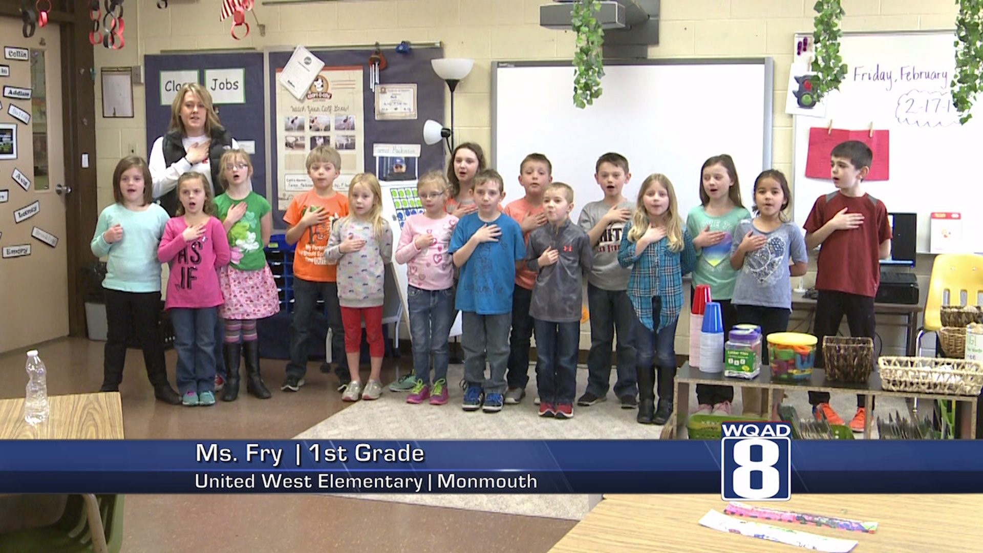 Monmouth West Elementary Mrs. Fry 1st grade