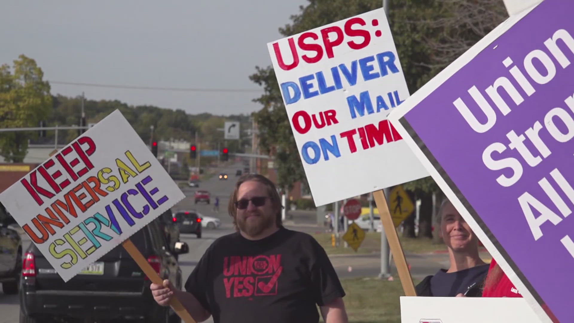 Roughly 100 rallies were held at post offices across the US to push the USPS to change its shipping procedures.