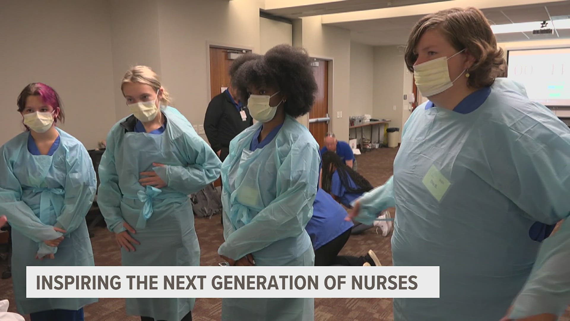 The Genesis Adventures in Nursing Program allows younger students to participate in hands-on exercises and learn more about the world of nursing.