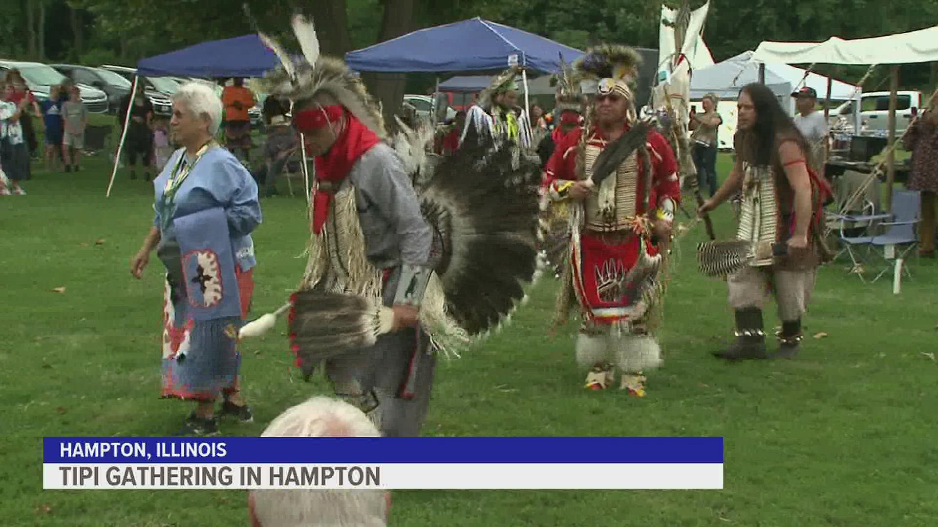 A handful of Native American tribes gathered at Illiniwek Forest Preserve, sharing their culture with the Quad Cities area.