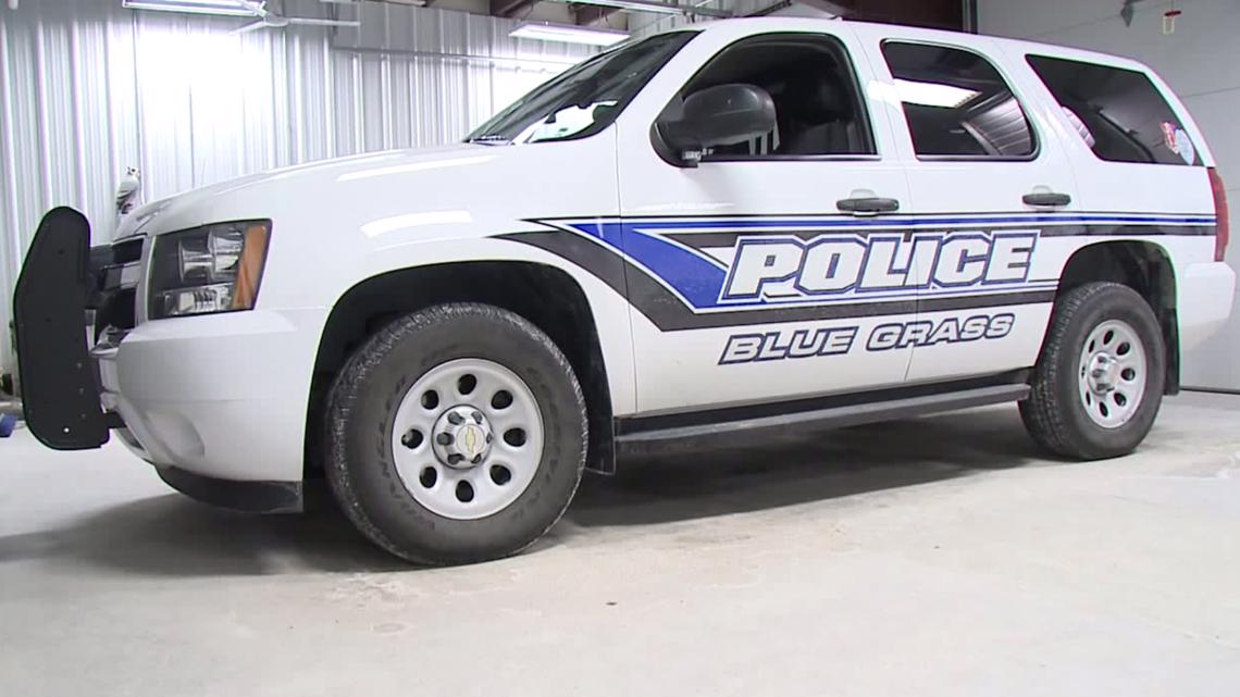 Blue Grass police serve search warrant at Chief's home