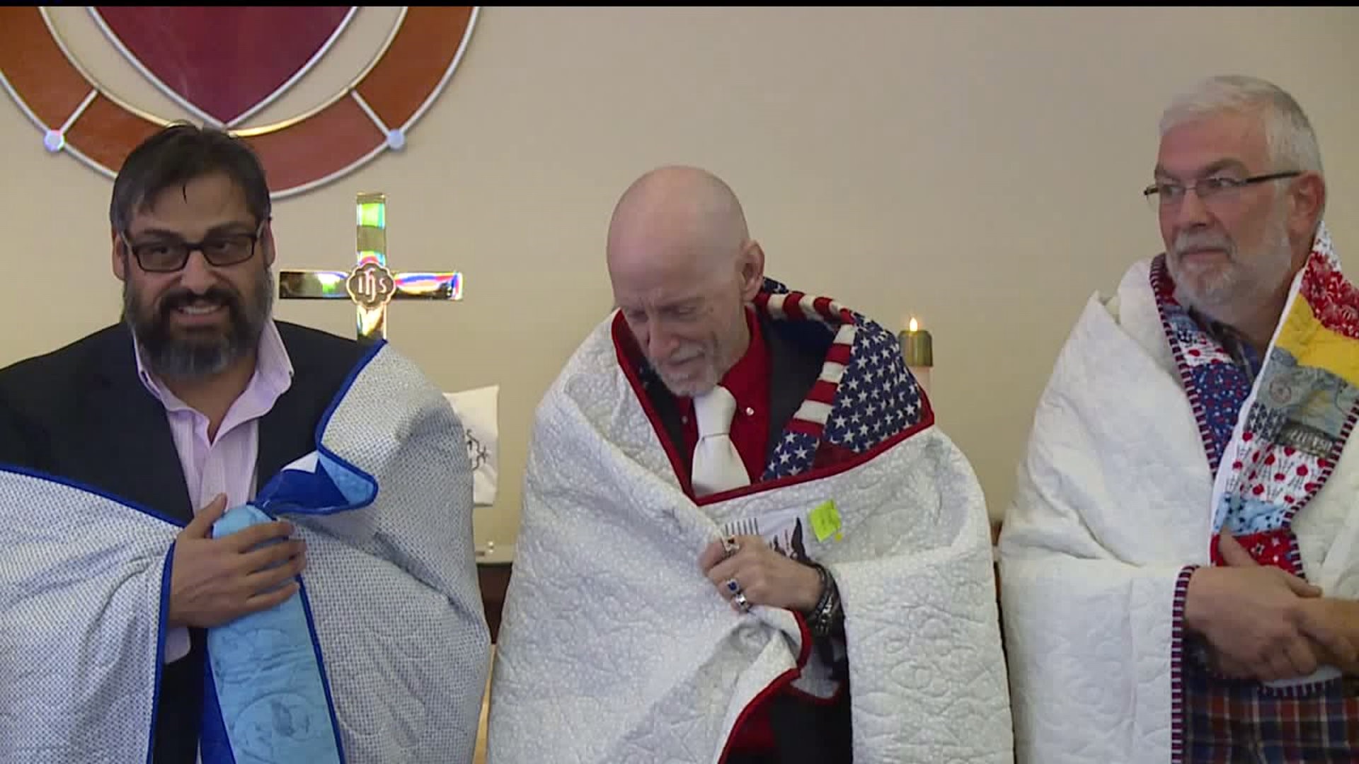 Metropolitan Community Church awards veterans with Quilts of Valor