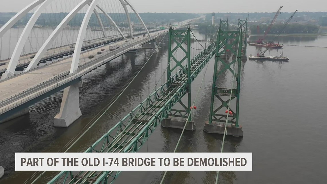 Preparations For Old I-74 Bridge Demolition Underway | Wqad.com