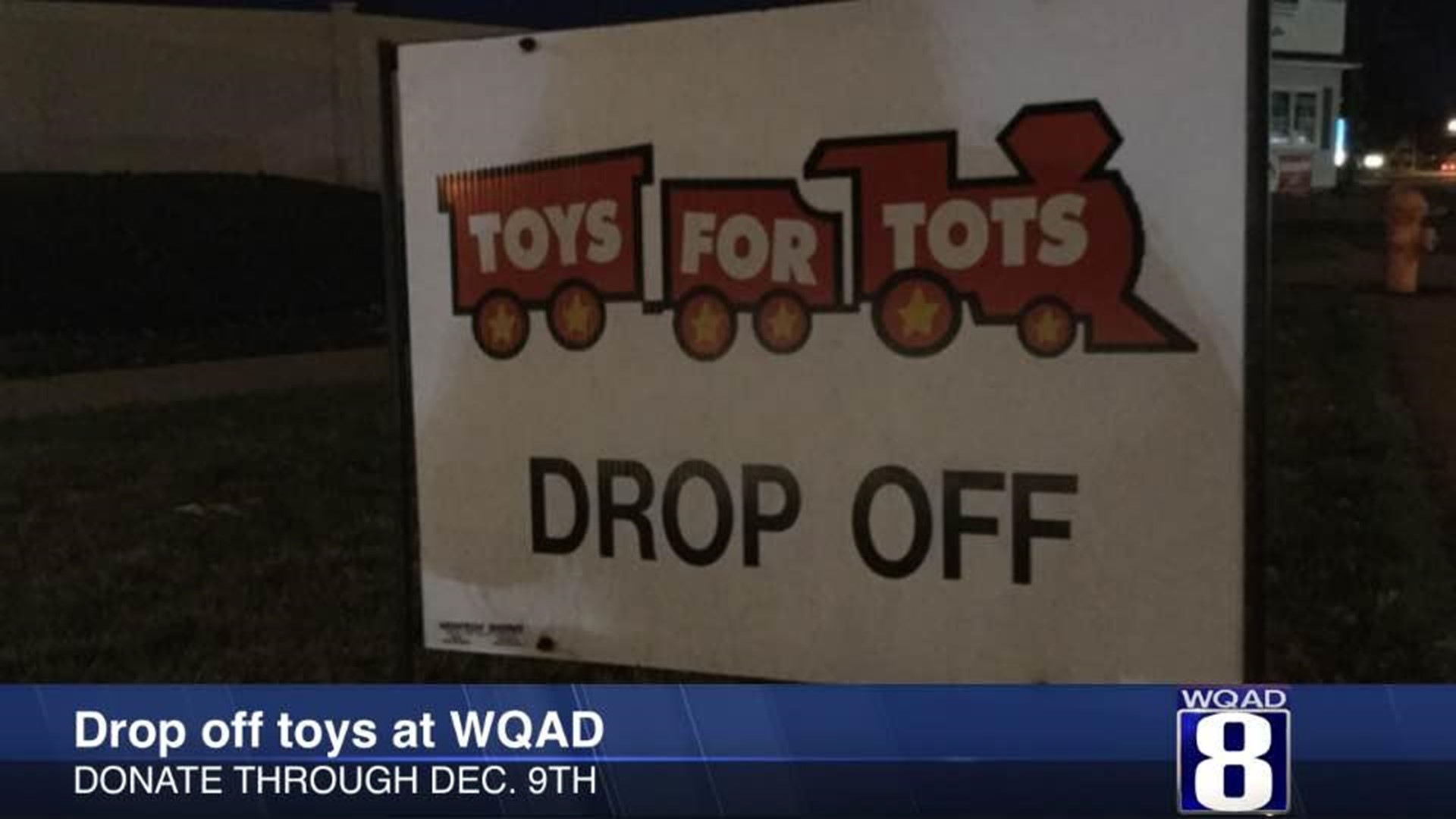 Drop off toys at WQAD News 8