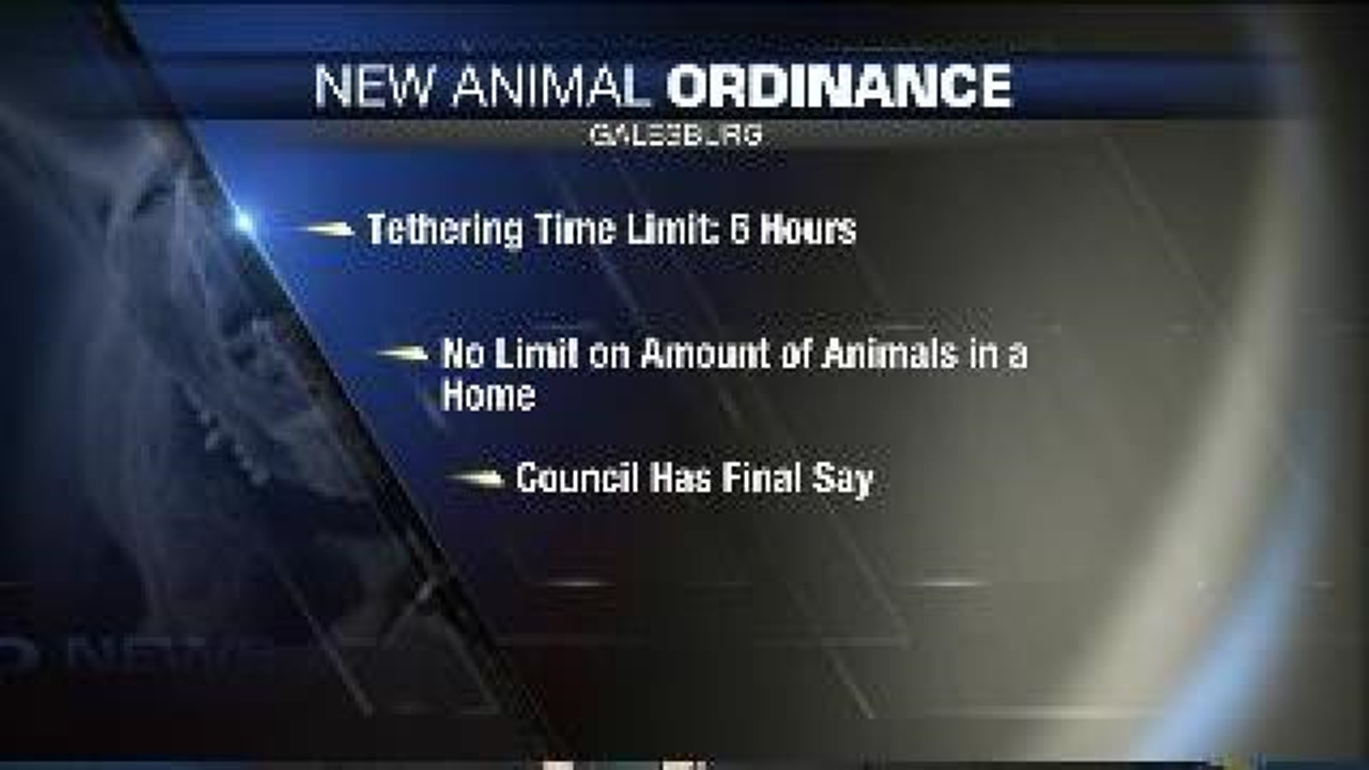 Galesburg Animal Ordinance