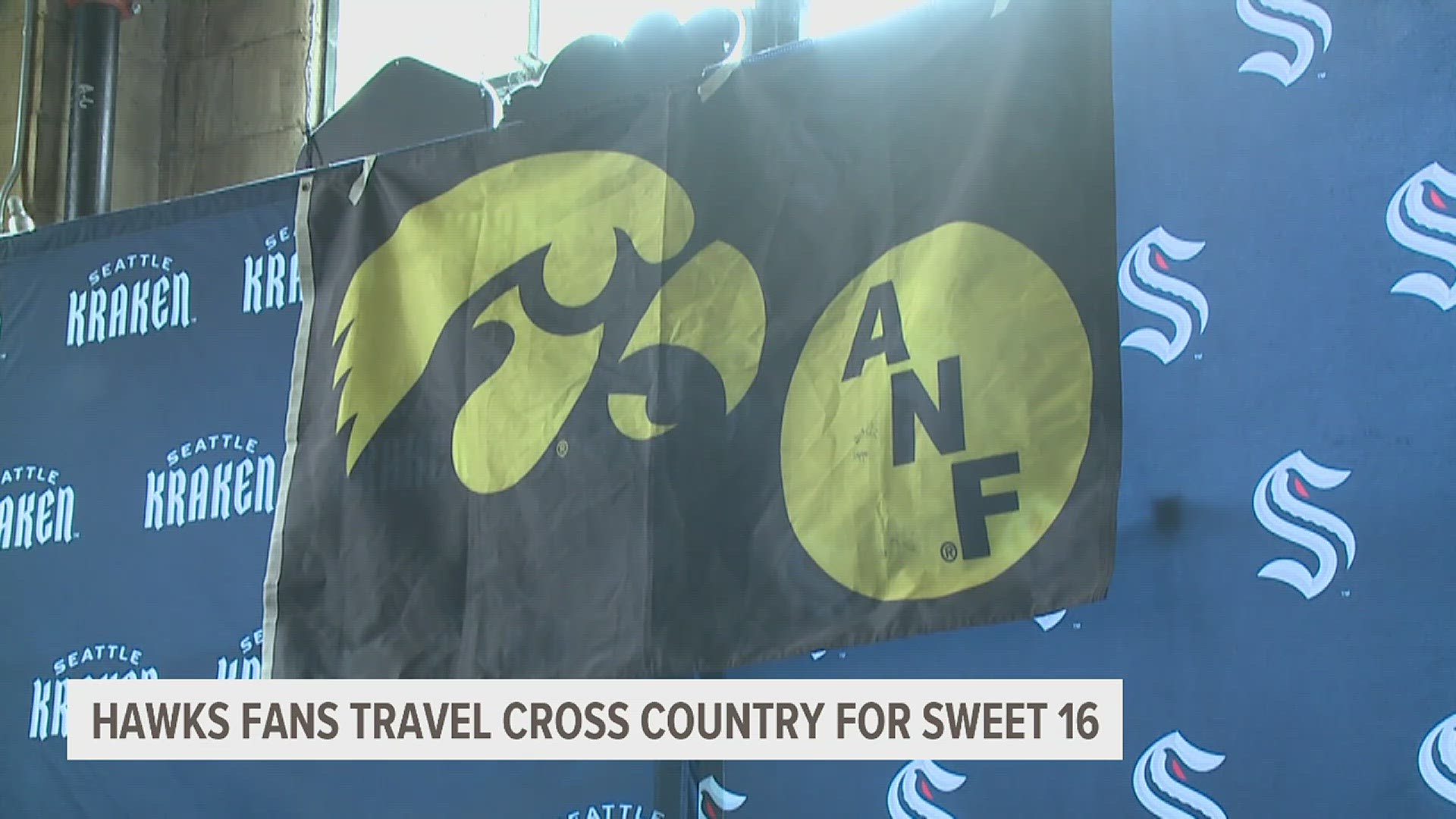 The road to the Final Four continues in Seattle as Iowa battles against Colorado for a spot in the Elite 8, and the Hawkeyes' loyal fans are with them at every step.