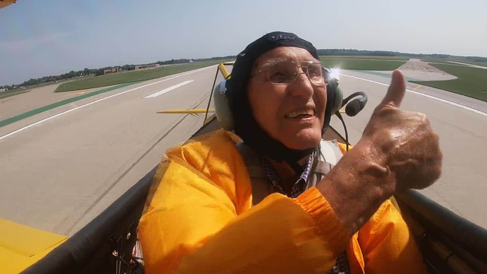 Dream Flights is a non-profit organization created to give seniors and military veterans the chance to fly in the cockpit of a World War II era Stearman plane.