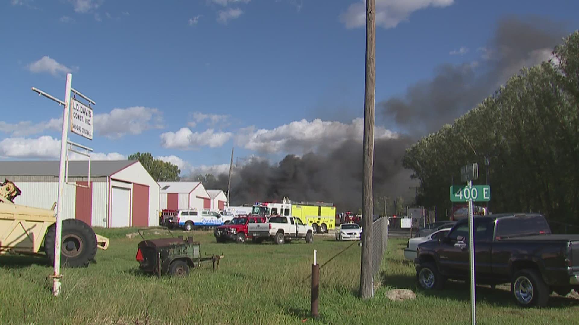 Over a dozen area fire departments were called in to help fight the flames