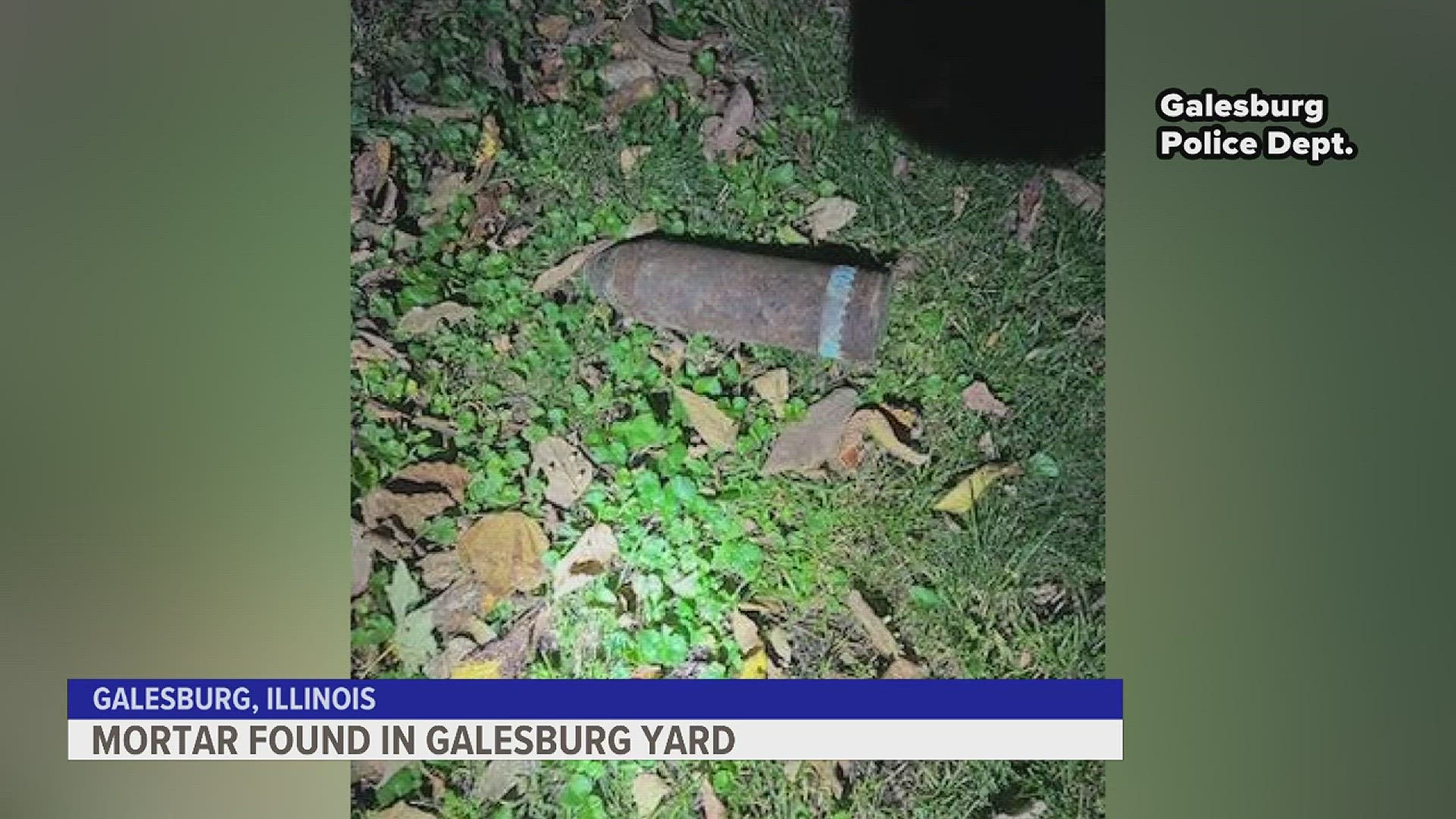 The Illinois State Police bomb squad was called in to dispose of the explosive.