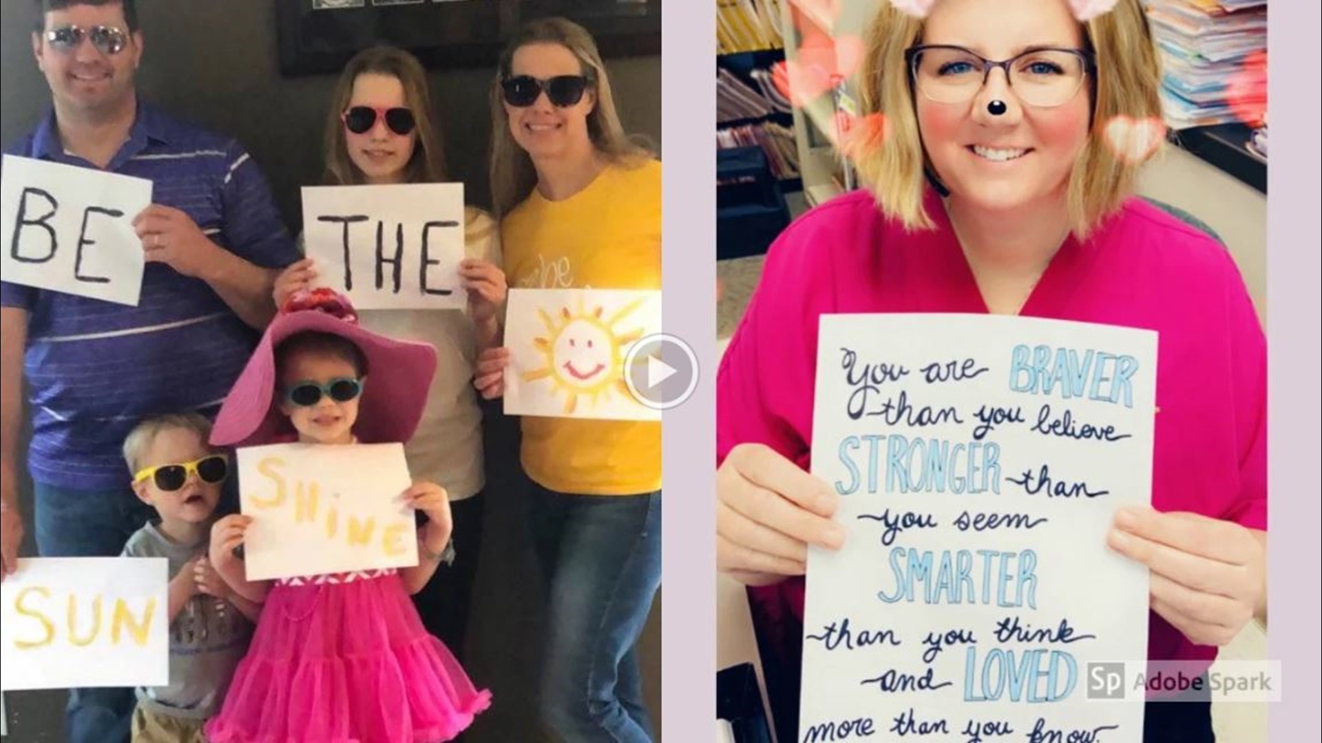 Sherrard staff members compile tearjerking video of positive messages