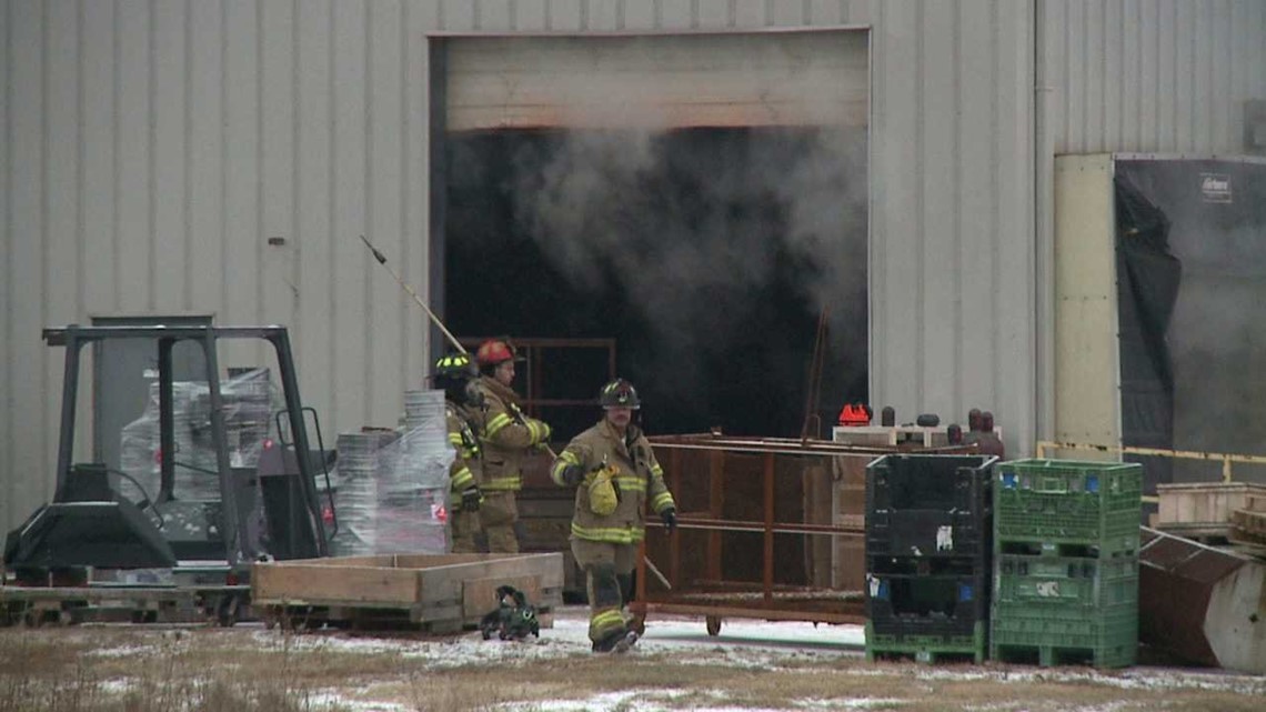 Firefighters battle icy conditions at Eldridge fire