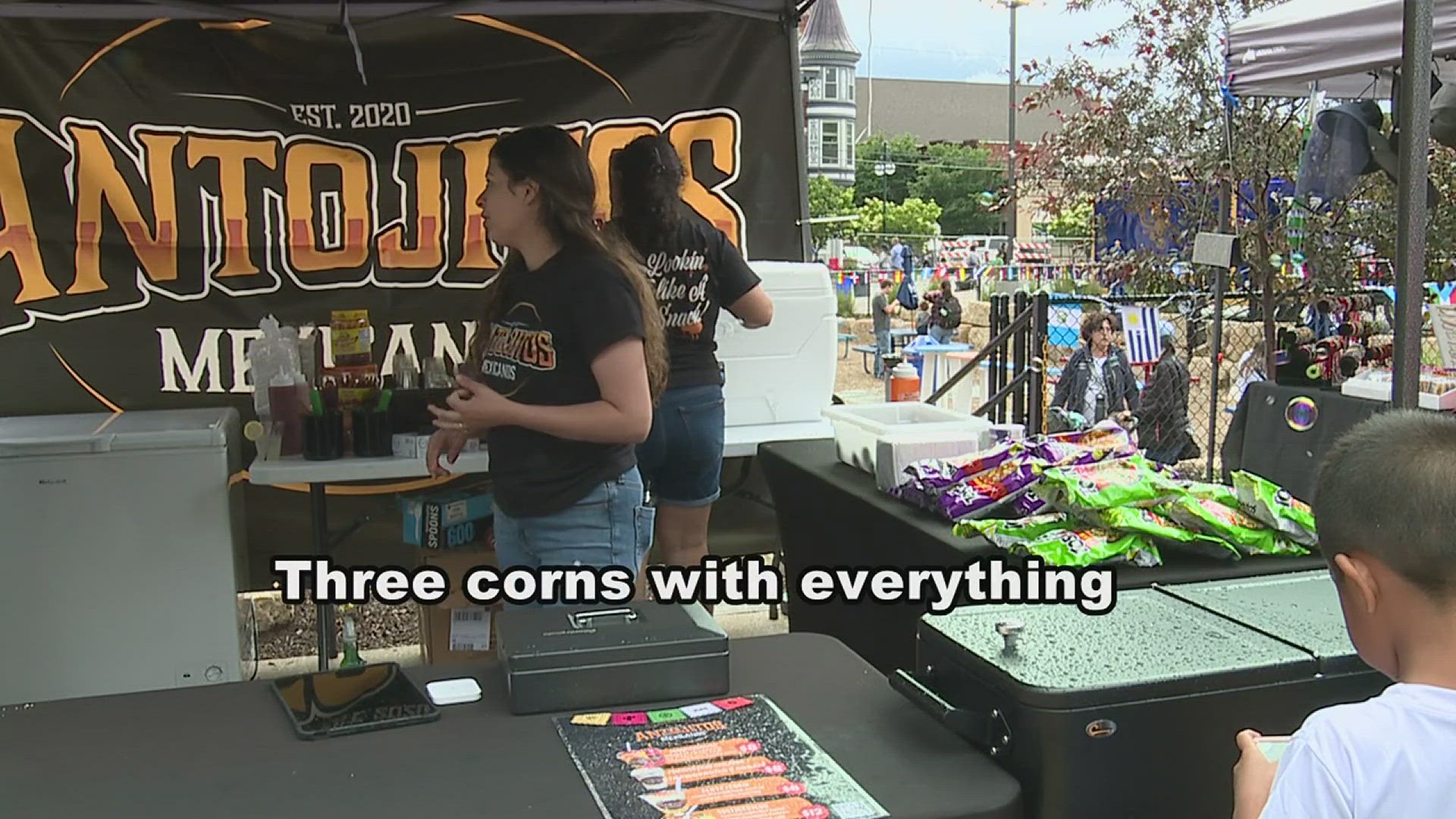 Even with storms brewing, plenty came out to enjoy the food and music.