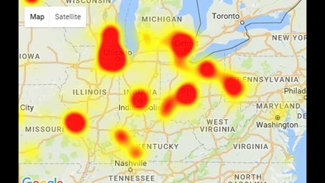 AT&T sees massive Midwest outage